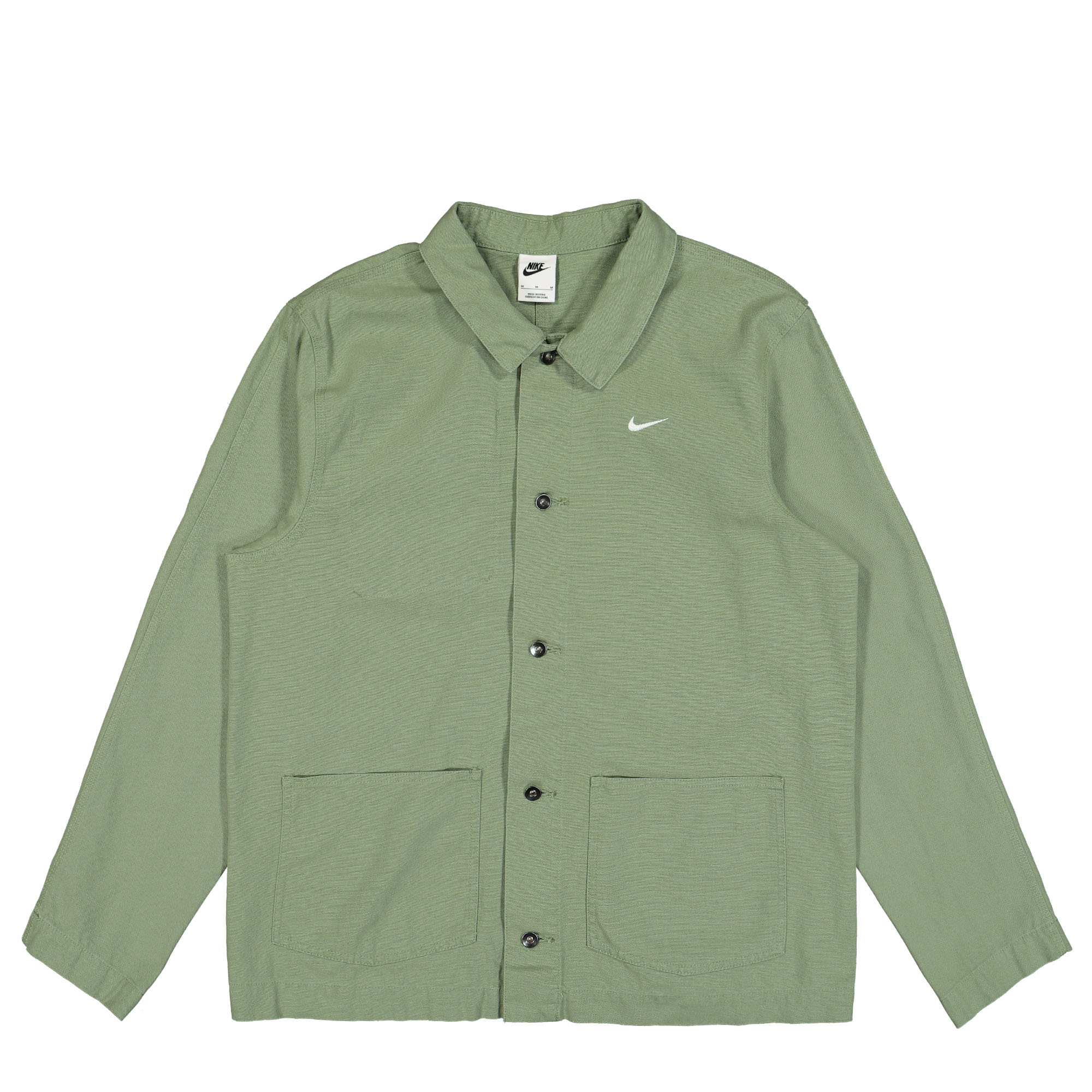 Nike Life Unlined Chore Coat Jacket Oil Green / White Jackets DQ5184-386 | Overkill