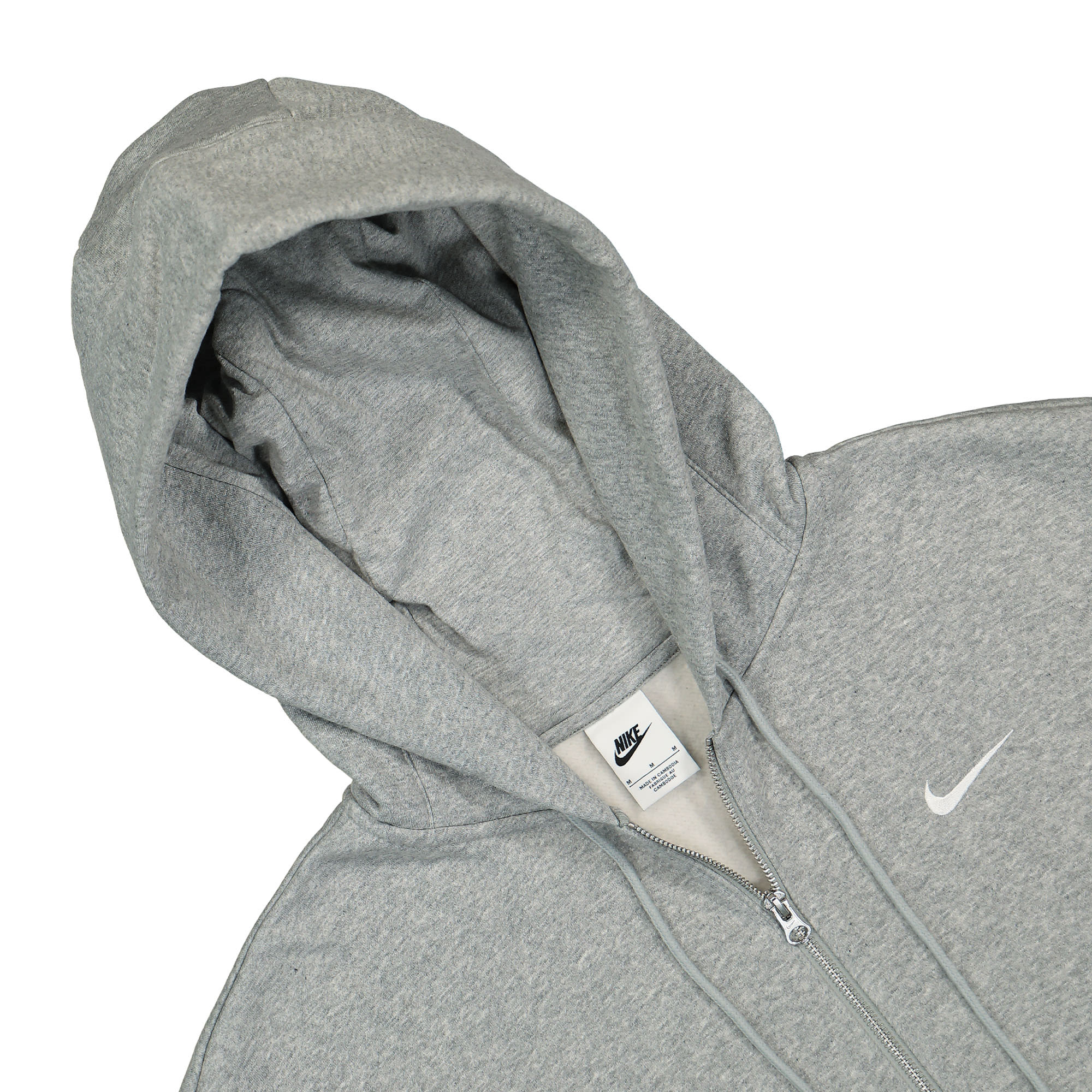 Nike W Phoenix Fleece Oversize Hoodie Dark Grey Heather / Sail Hoodies Close-up | Overkill
