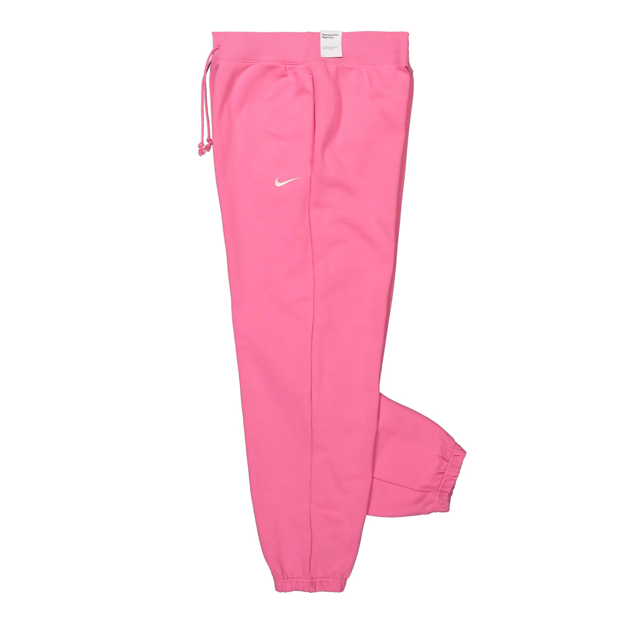 Nike Wmns NSW Phoenix High Rise Fleece Pant Pinksicle / Sail Sweat & Track Pants Close-up | Overkill
