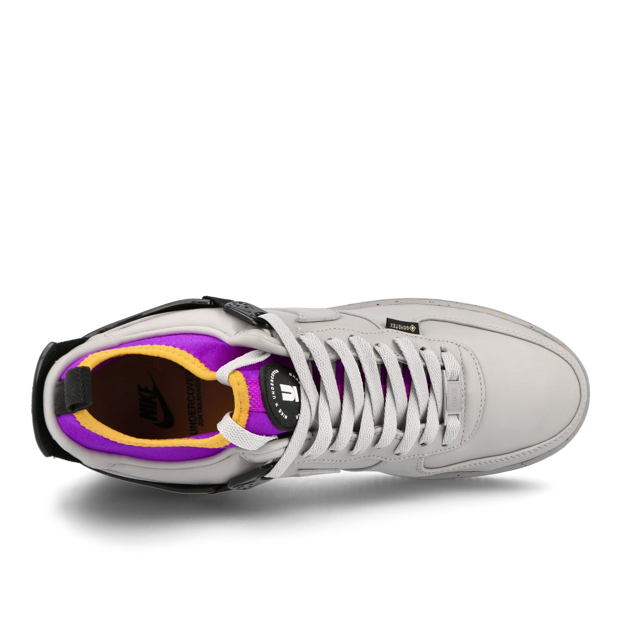 Nike Undercover x Nike Air Force 1 Low SP Grey Fog-Grey Fog - Black - University Gold Sneakers Detailfoto | Overkill
