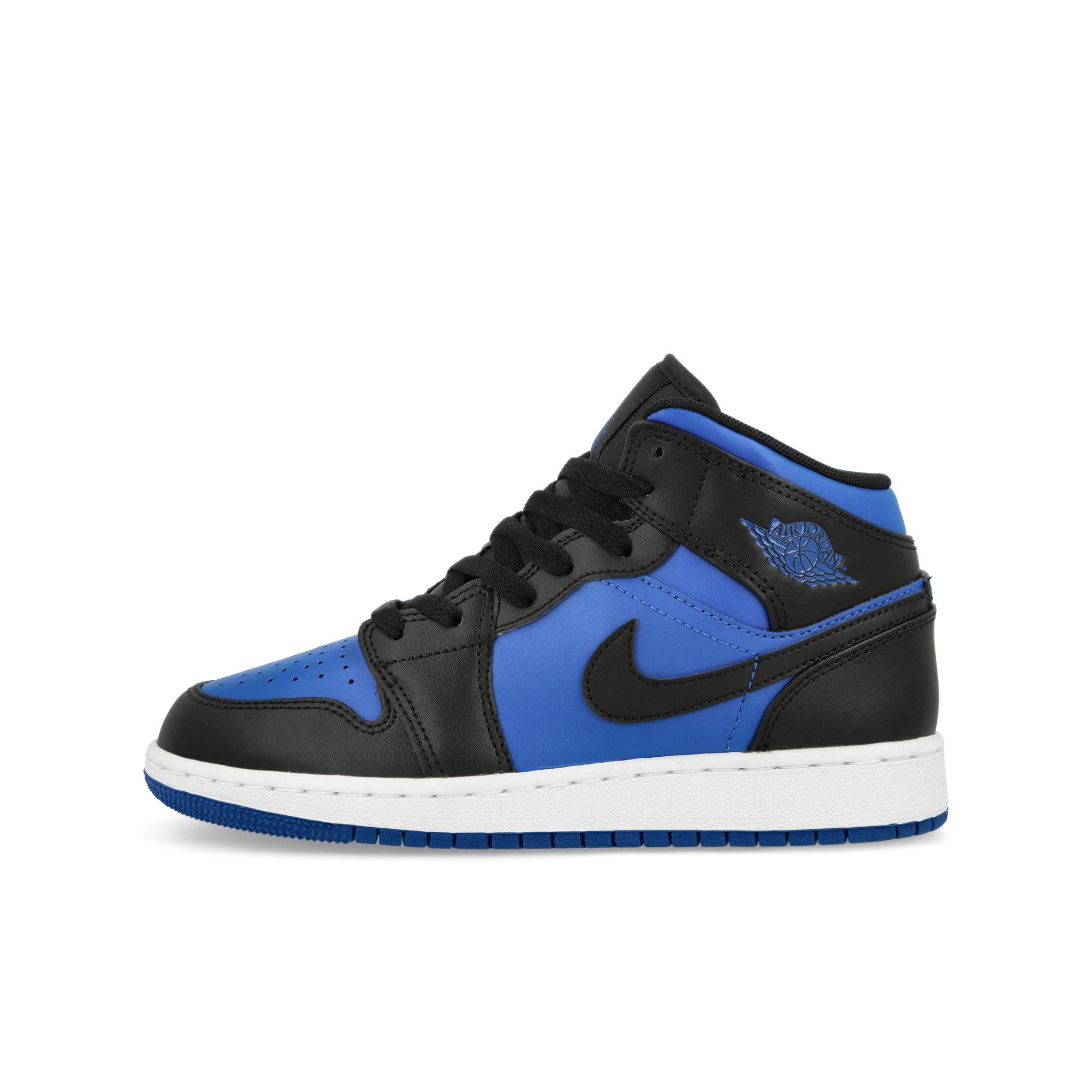 Jordan Air Jordan 1 Mid GS Black-Royal Blue - Black - White Mid Top Sneakers DQ8423 042 | Overkill