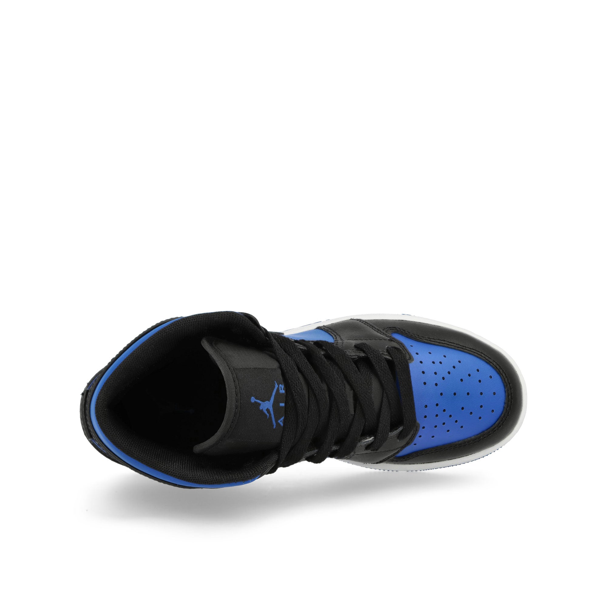 Jordan Air Jordan 1 Mid GS Black-Royal Blue - Black - White Mid Top Sneakers Detailfoto | Overkill