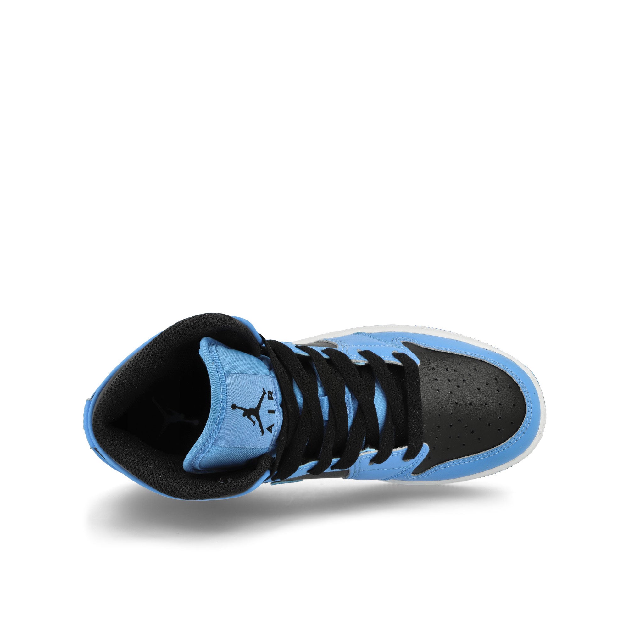 Jordan Air jordan 1 Mid GS University Blue-Black - White Mid Top Sneakers Detailfoto | Overkill