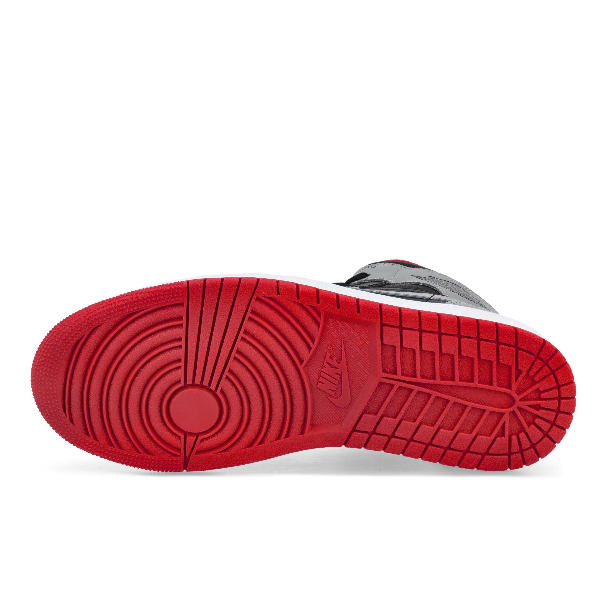 Jordan Air Jordan 1 Mid Black / Cement Grey - Fire Red - White Mid Top Sneakers Detail View 1 | Overkill