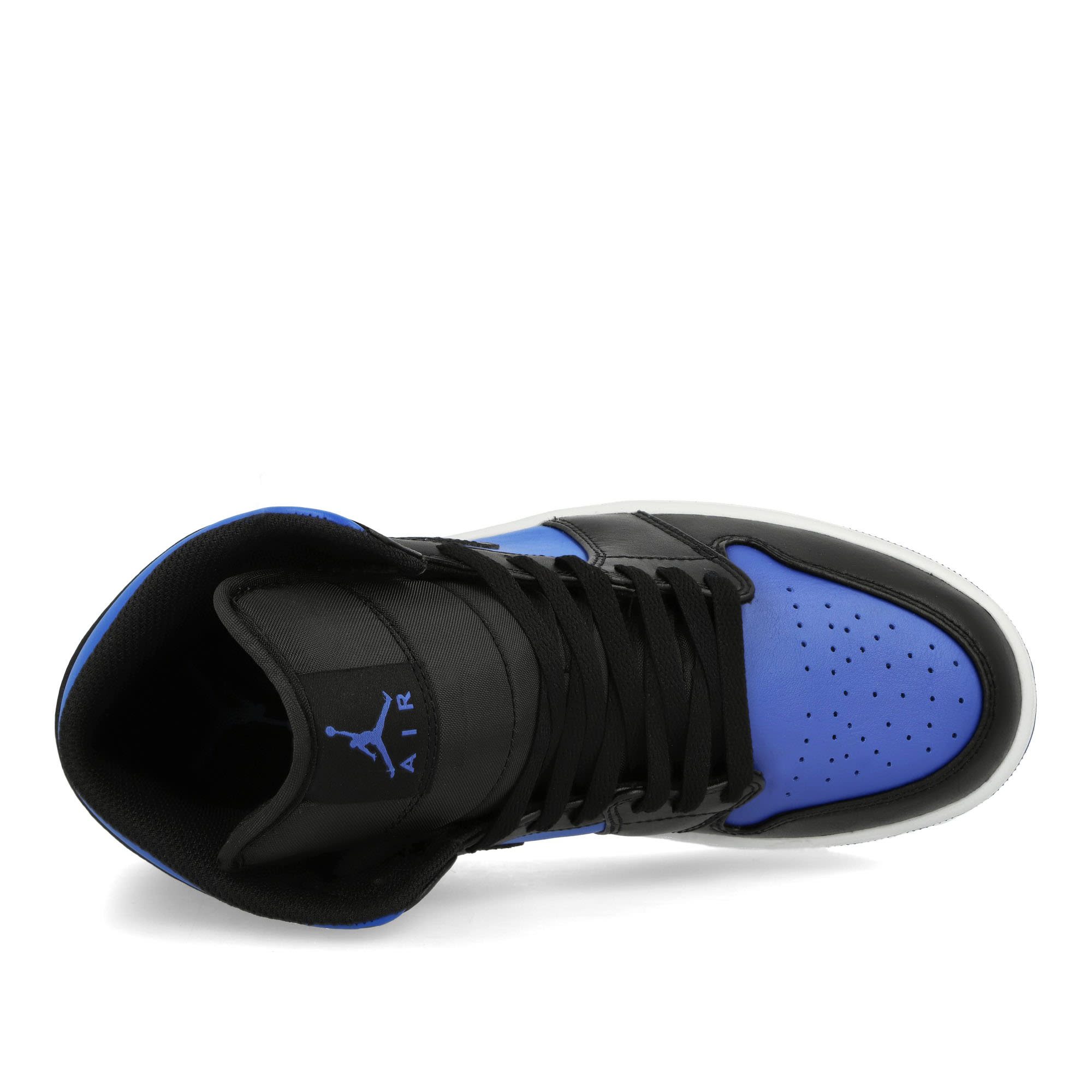 Jordan Air Jordan 1 Mid Mid Black / Royal Blue – Black - White Mid Top Sneakers Detailfoto | Overkill