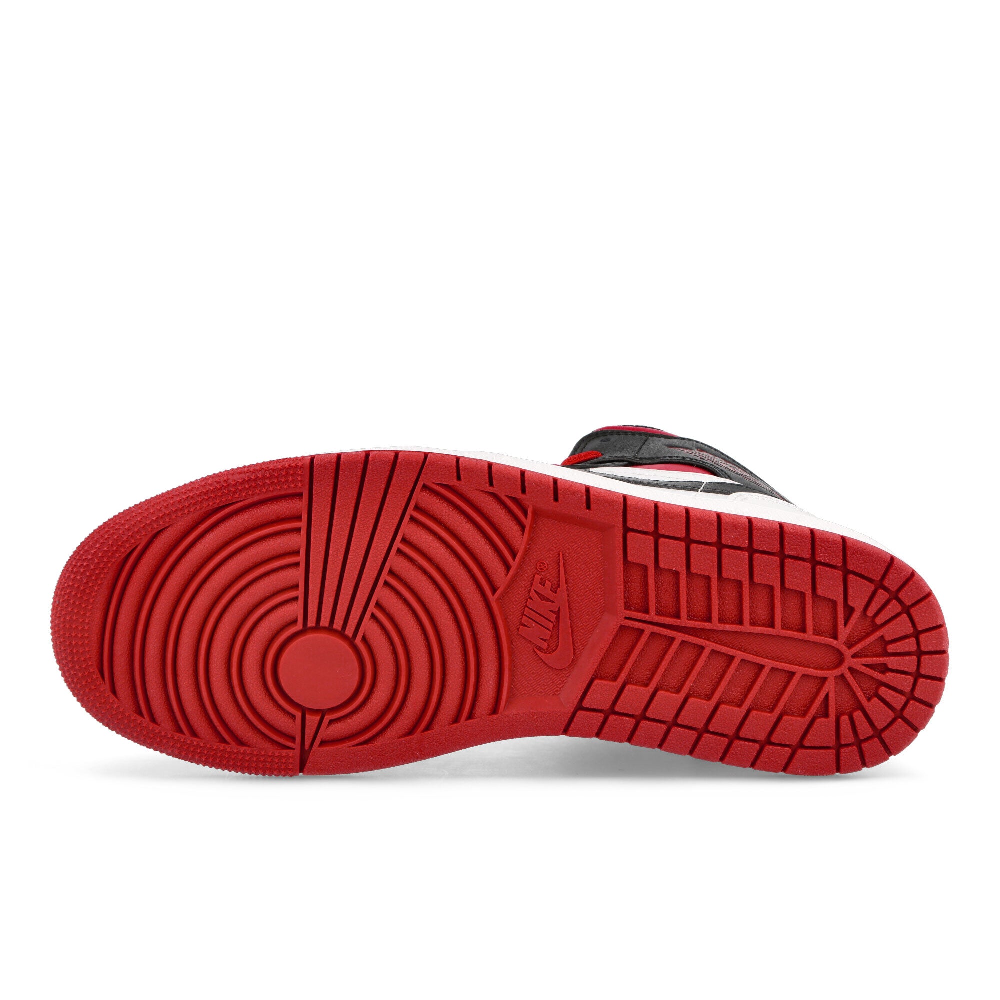 Jordan Air Jordan 1 Mid White-Gym Red-Black Mid Top Sneakers Detail View 1 | Overkill