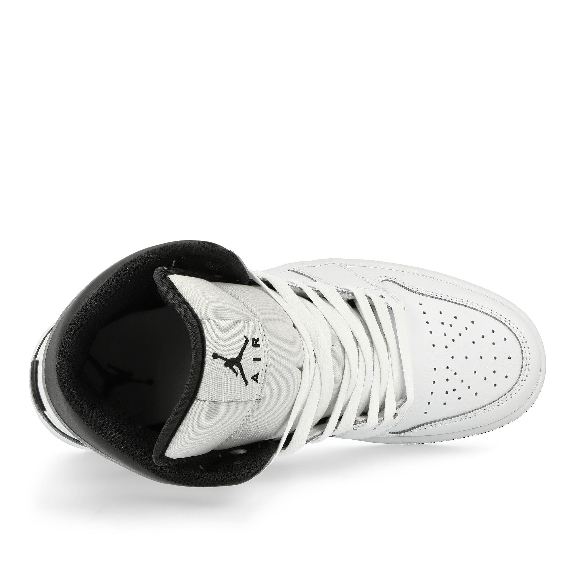 Jordan Air Jordan 1 Mid White / Black - White - Black Mid Top Sneakers Detailfoto | Overkill