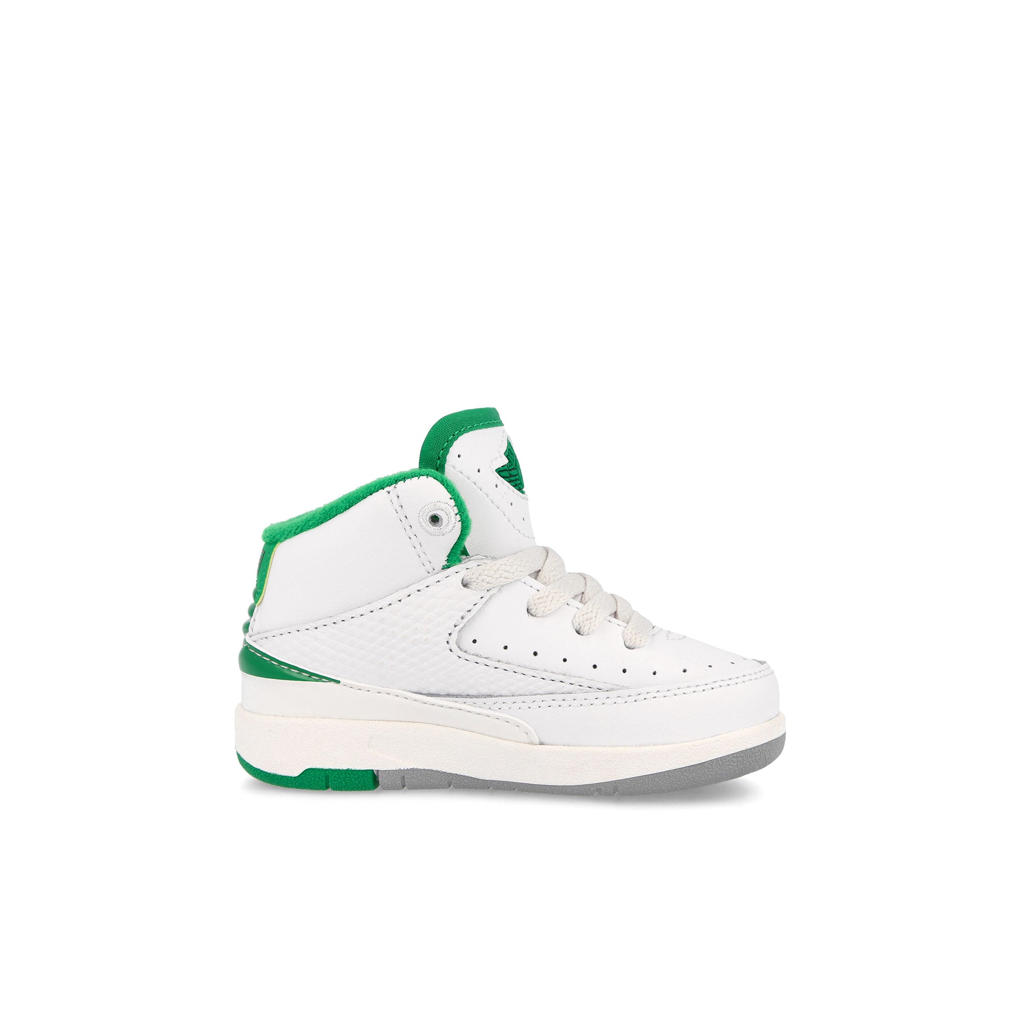 Jordan 2 Retro TD White / Lucky Green - Sail High Top Sneakers Silhouette | Overkill