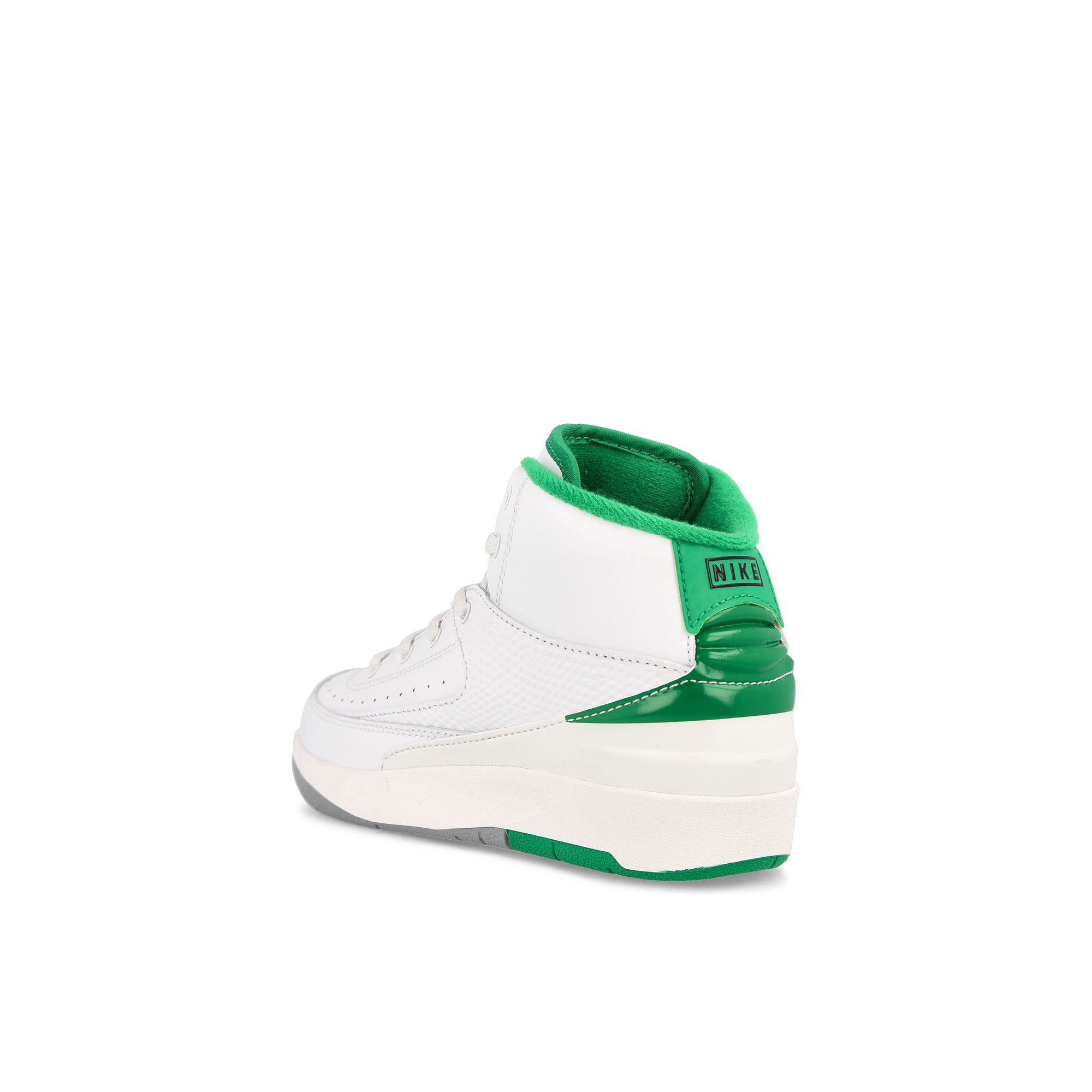 Jordan 2 Retro PS White / Lucky Green - Sail High Top Sneakers Material | Overkill