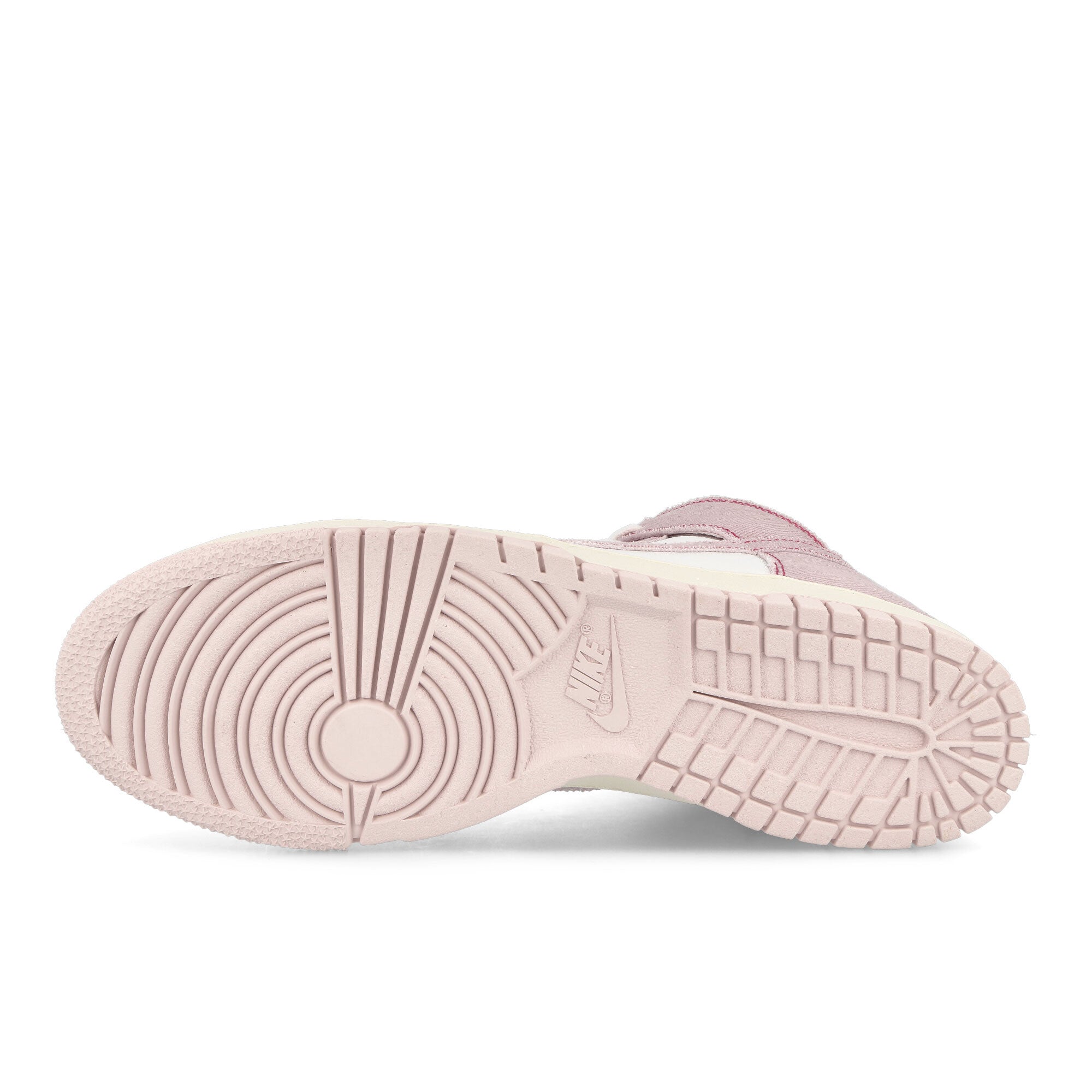 Nike dunk hi 1985 Summit White-Barely Rose - University Red High Top Sneakers Detail View 1 | Overkill