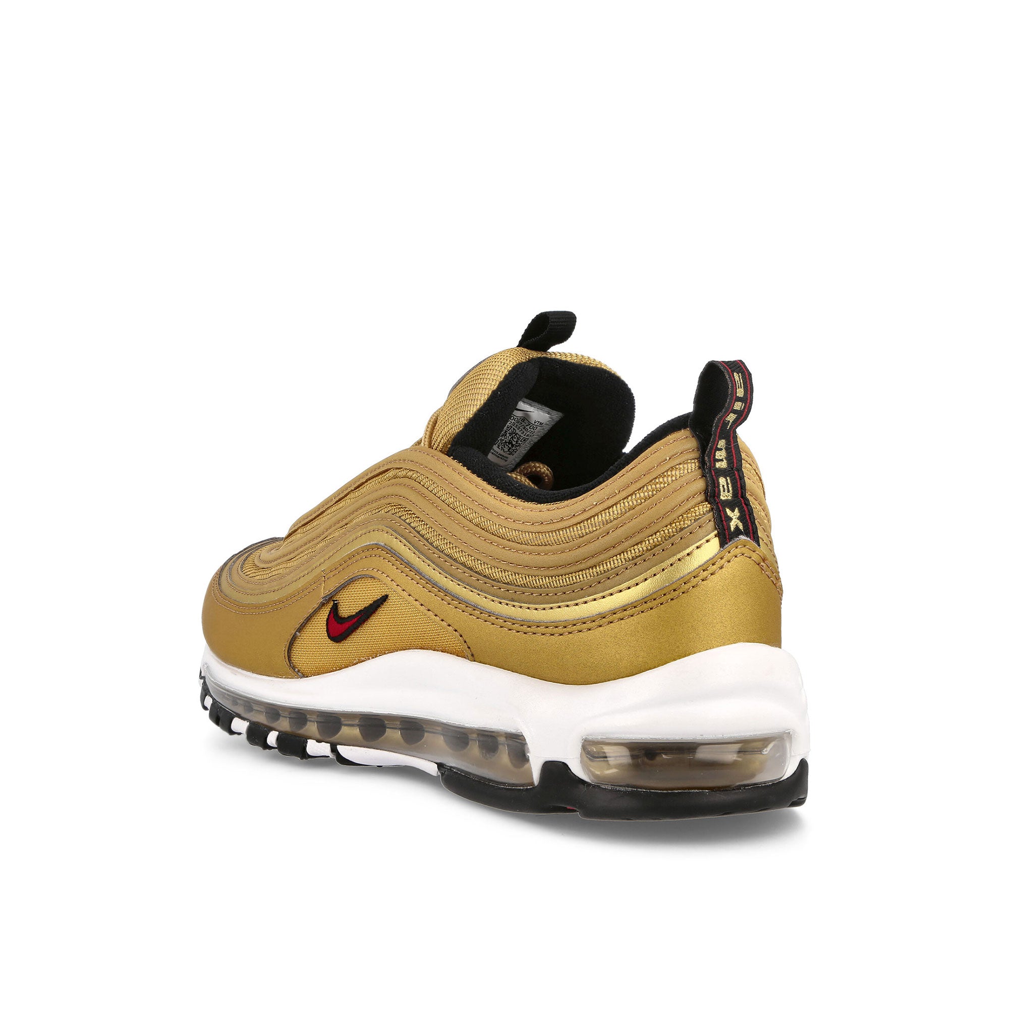 Nike Wmns Air Max 97 OG Metallic Gold-Varsity Red Sneakers Material | Overkill
