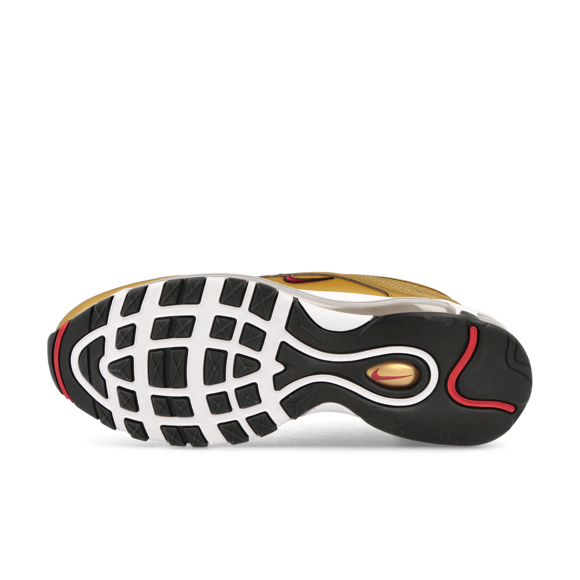 Nike Wmns Air Max 97 OG Metallic Gold-Varsity Red Sneakers Detail View 1 | Overkill