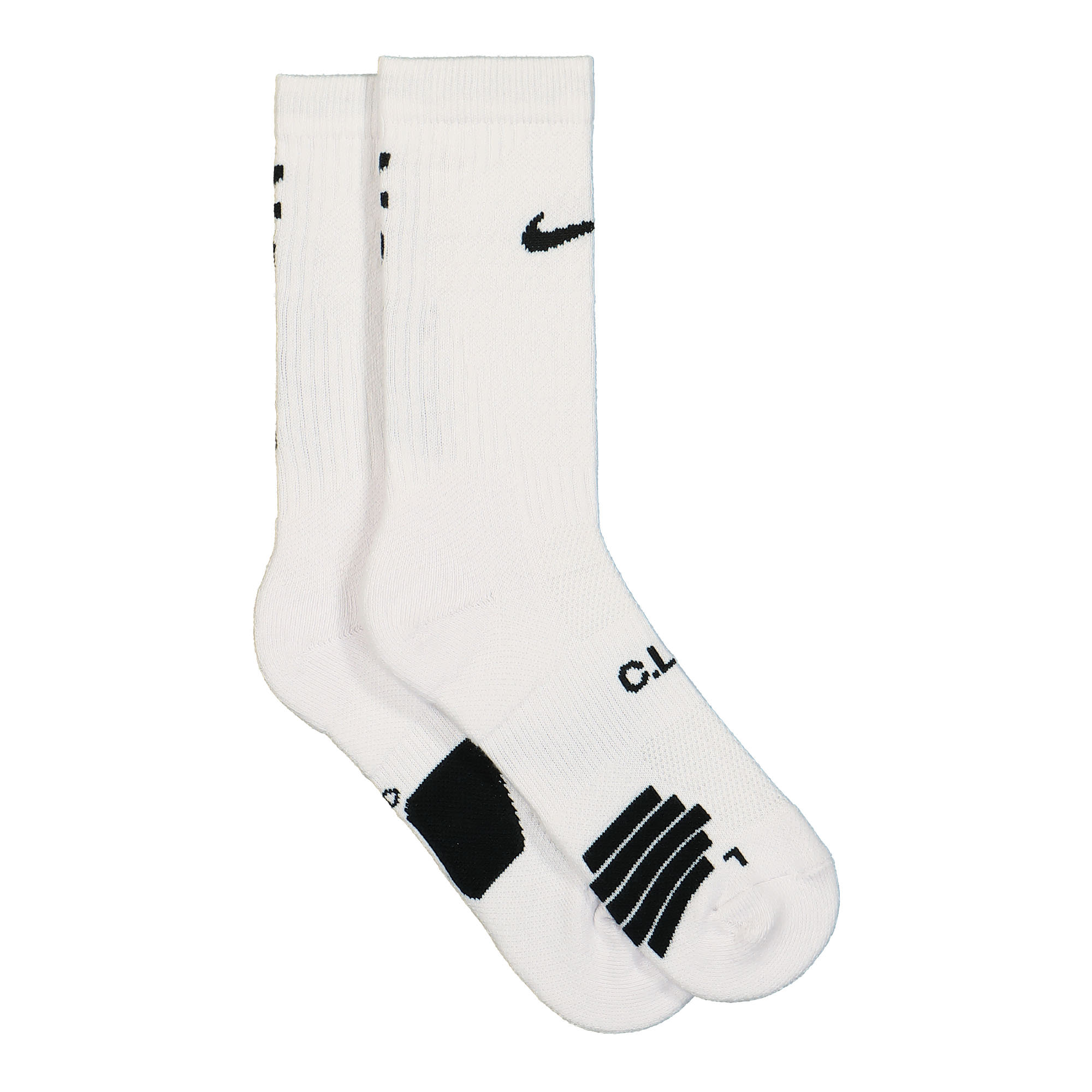 Nike NOCTA x Nike Dri-Fit Crew Socks White / Black Socks Close-up | Overkill