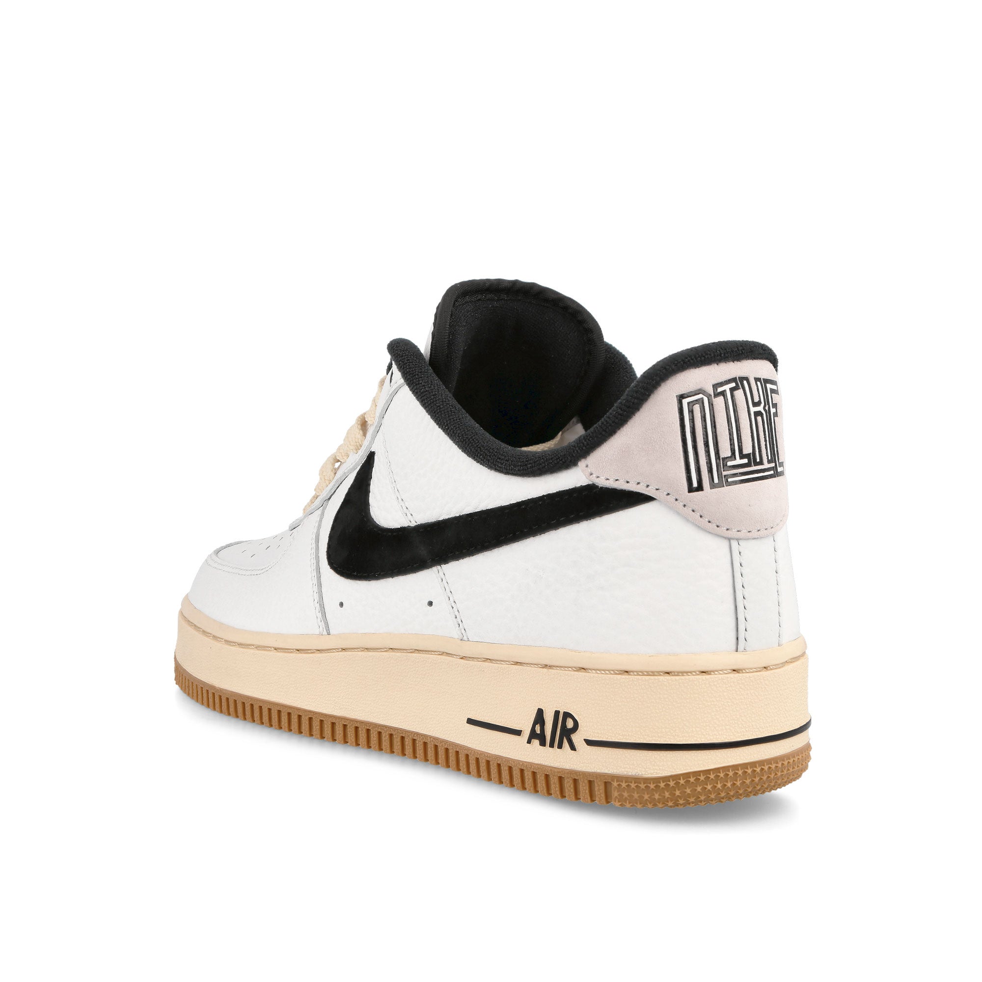 Nike Wmns Air Force 1 07 LX Summit White-Black - Muslin Low Top Sneakers Material | Overkill