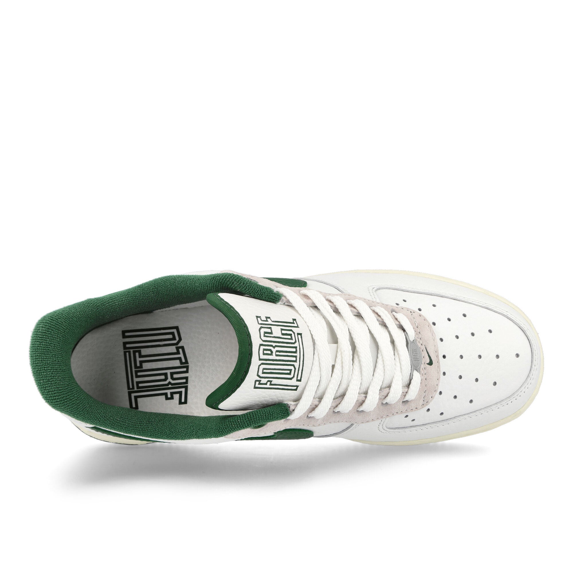 Nike Wmns Air Force 1 07 LX Summit White-Gorge Green - White Sneakers Detailfoto | Overkill