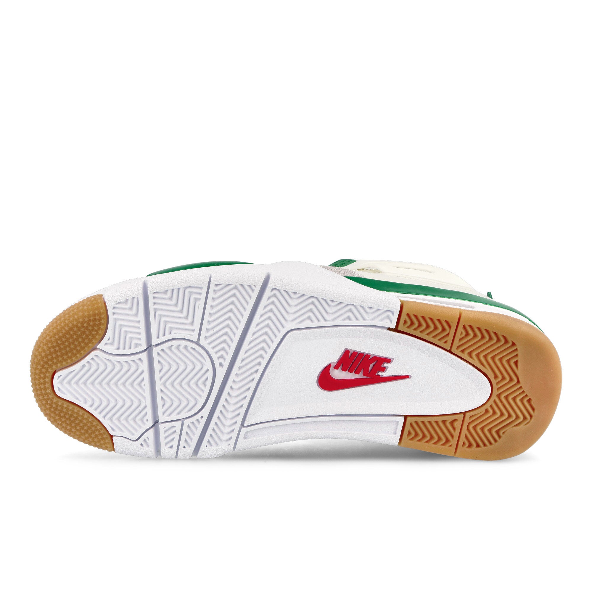 Jordan Nike SB x Air Jordan 4 Sail / White - Pine Green - Neutral Grey Sneakers Detail View 1 | Overkill