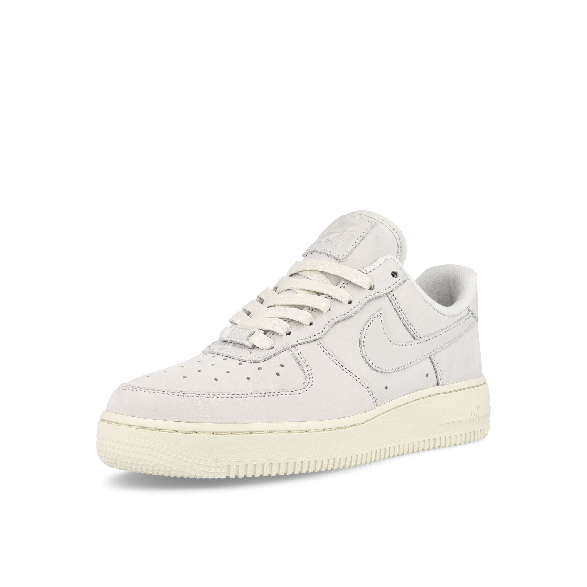 Nike Wmns Air Force 1 PRM MF Summit White-Summit White Low Top Sneakers Close Up | Overkill