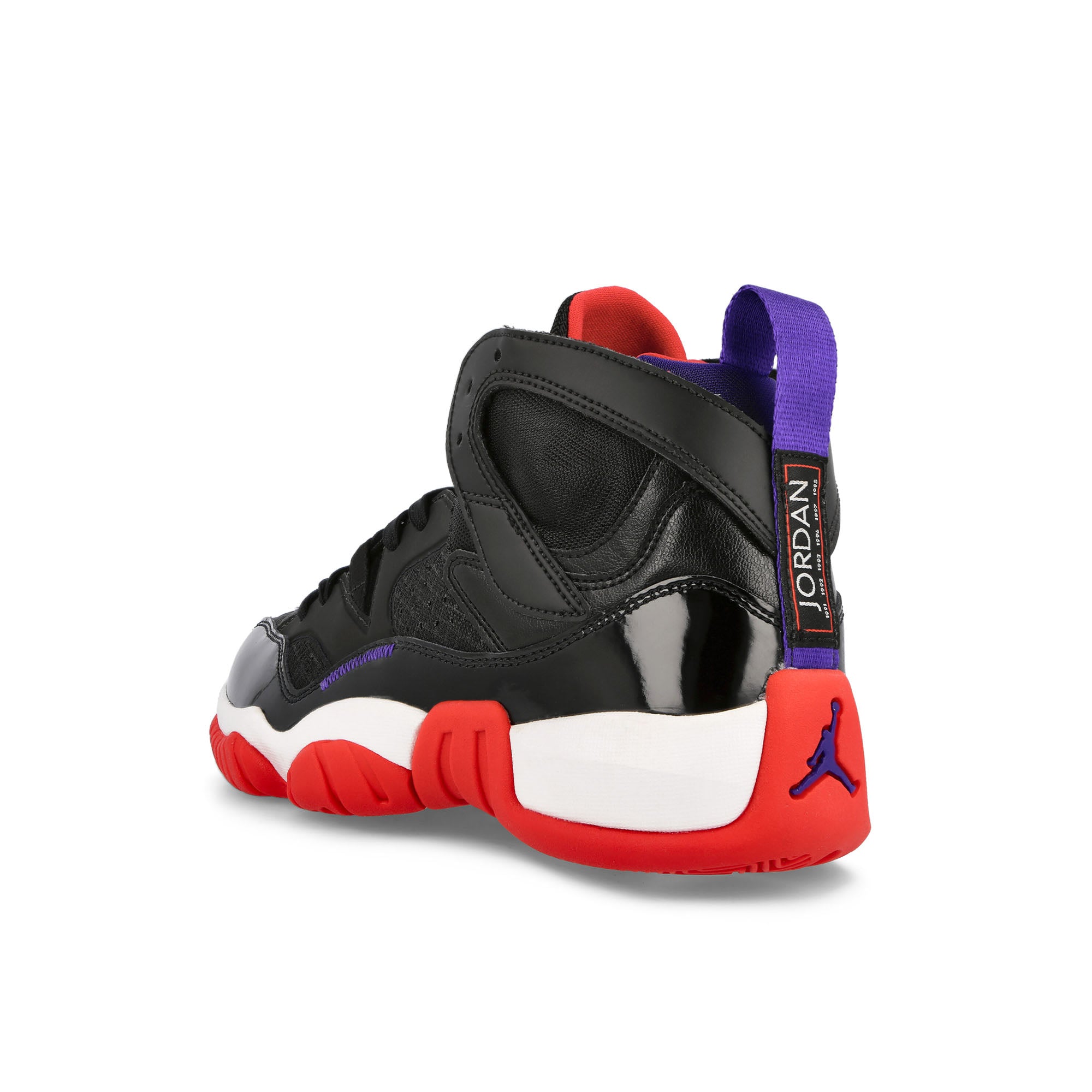 Jordan Air Jordan Wmns Jumpman Two Trey Black-True Red - Dark Concord - White High Top Sneakers Material | Overkill