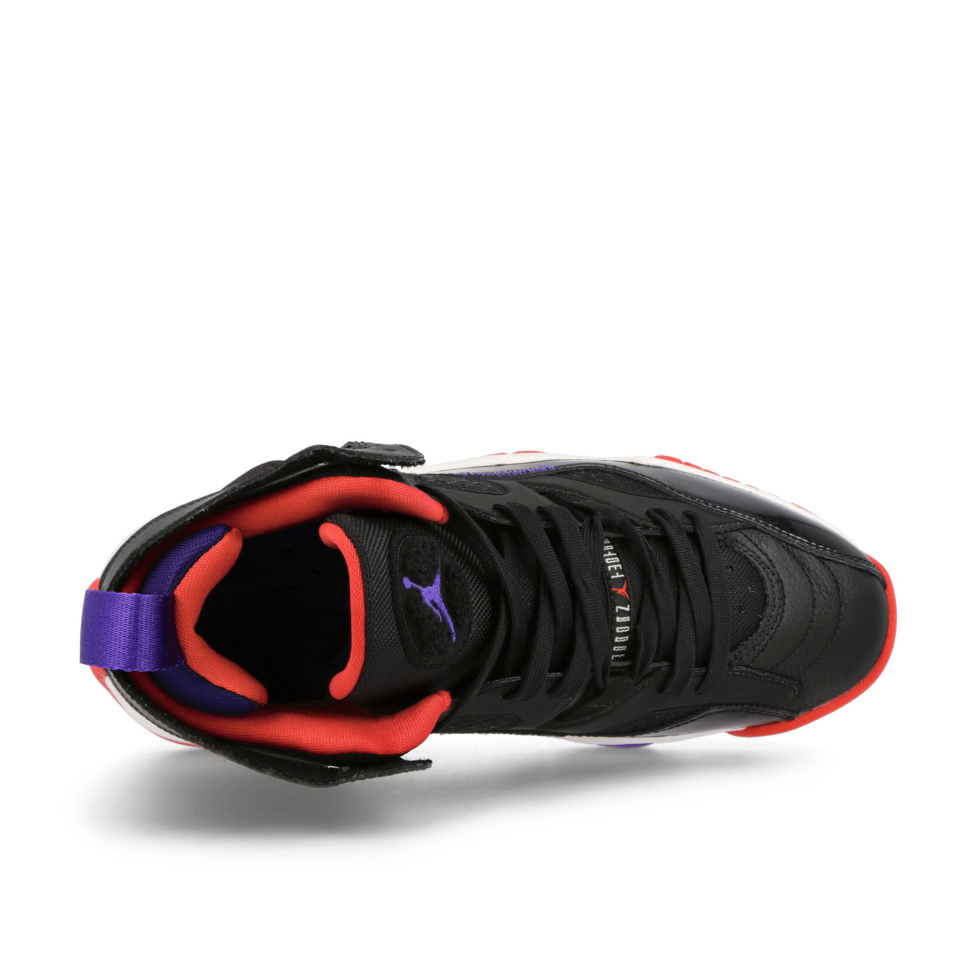 Jordan Air Jordan Wmns Jumpman Two Trey Black-True Red - Dark Concord - White High Top Sneakers Detailfoto | Overkill