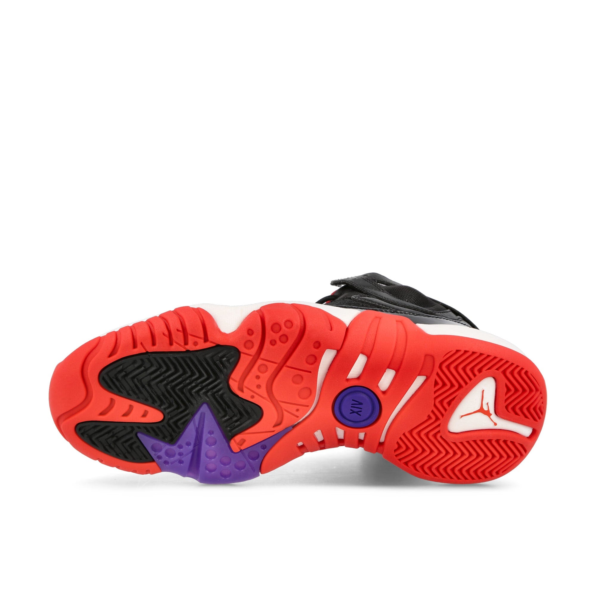 Jordan Air Jordan Wmns Jumpman Two Trey Black-True Red - Dark Concord - White High Top Sneakers Detail View 1 | Overkill