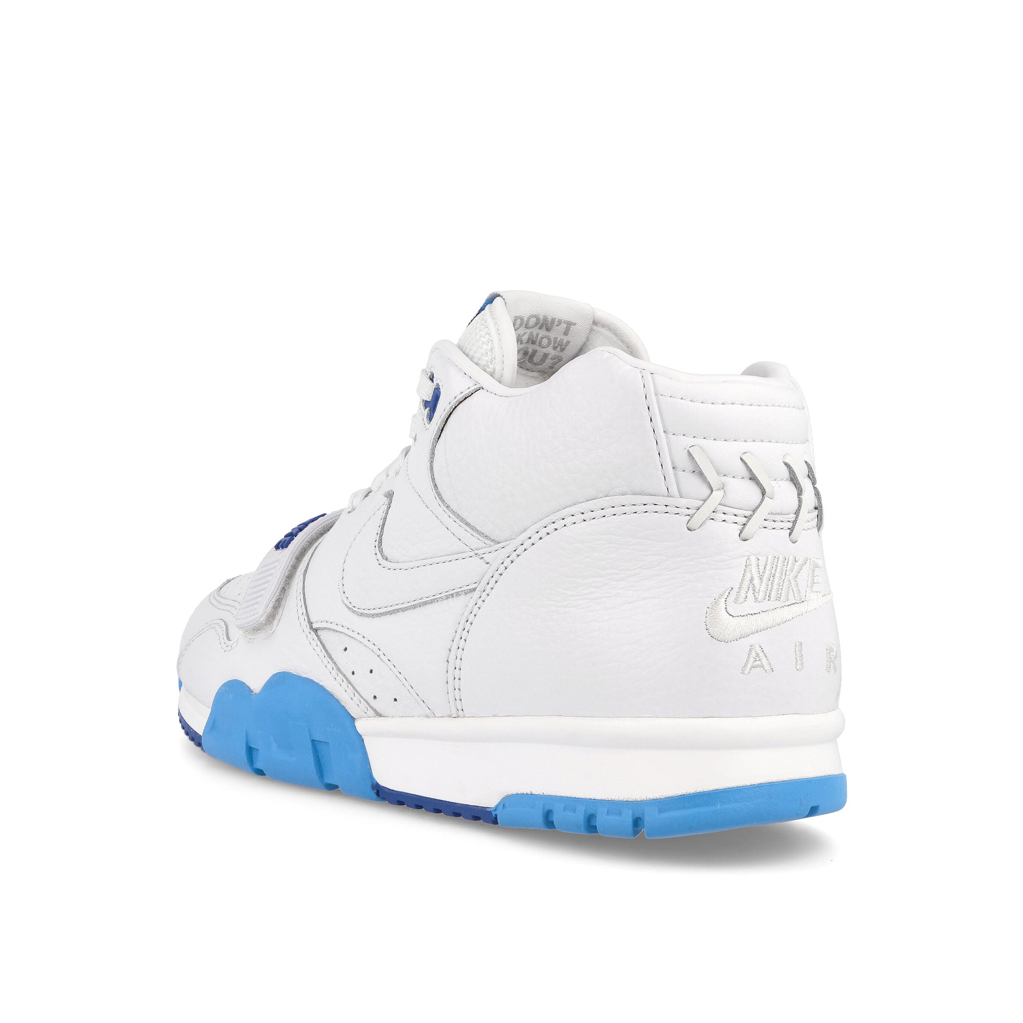 Nike air trainer 1 White / White - University Blue - Old Royal Sneakers Material | Overkill