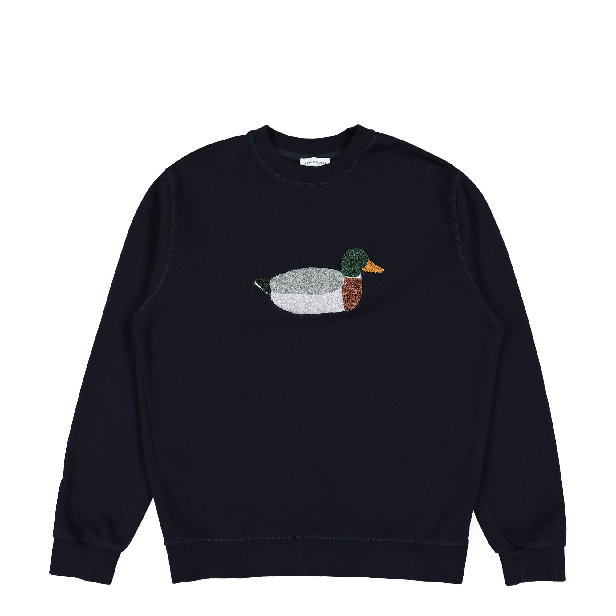 Edmmond Studios Duck Hunt Sweater Plain Navy Sweatshirts 323-40-26590 | Overkill