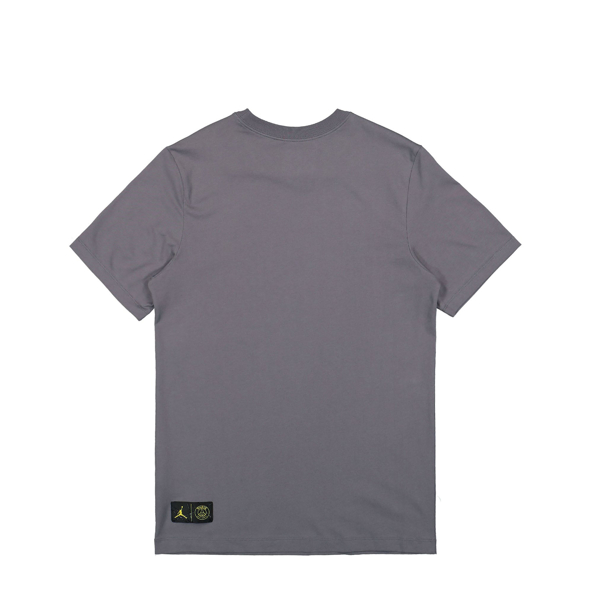 Jordan Paris Saint Germain x Air Jordan SS Tee Light Graphite/ Tour Yellow T-Shirts Material | Overkill