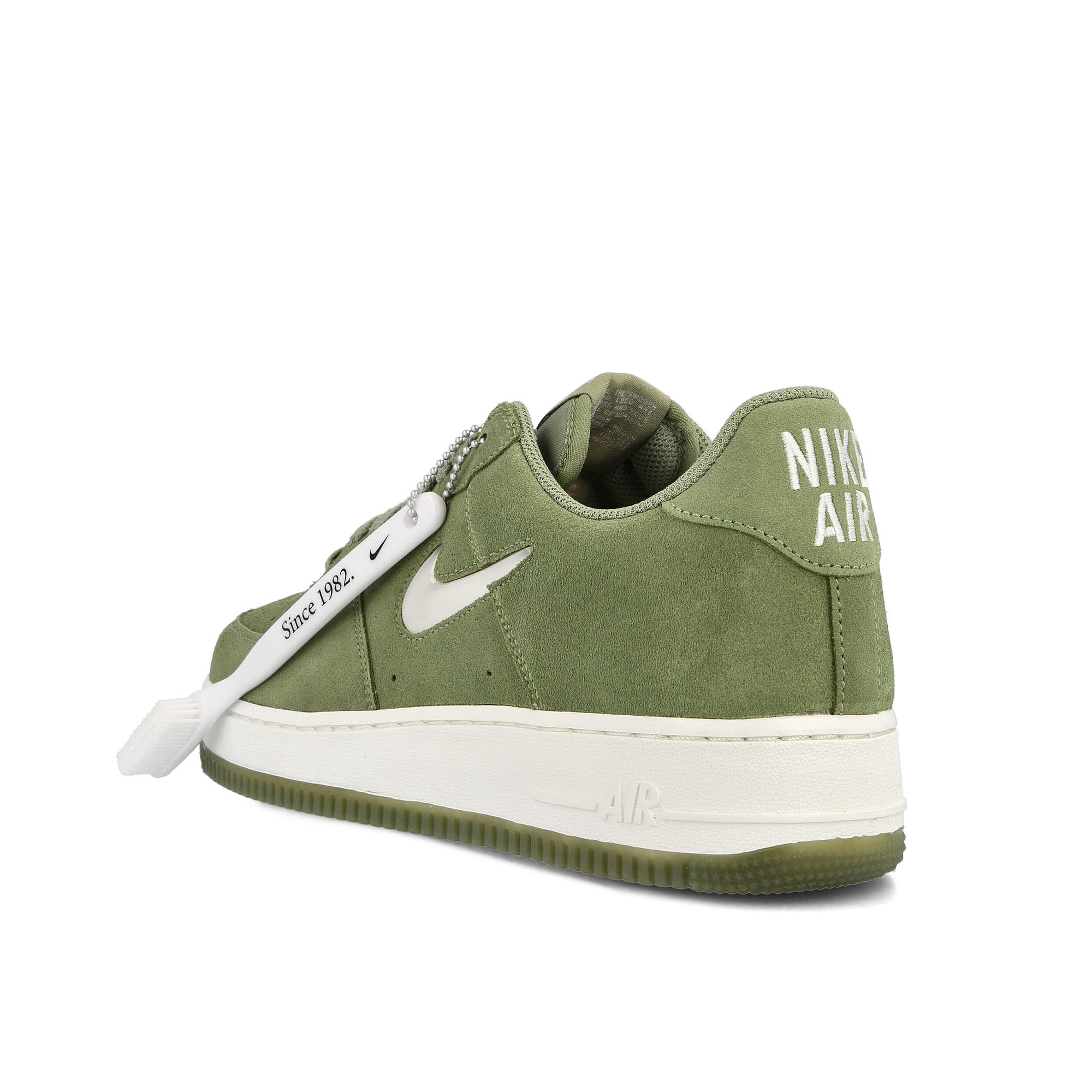 Nike Air Force 1 Low Retro Oil Green-Summit White Low Top Sneakers Material | Overkill
