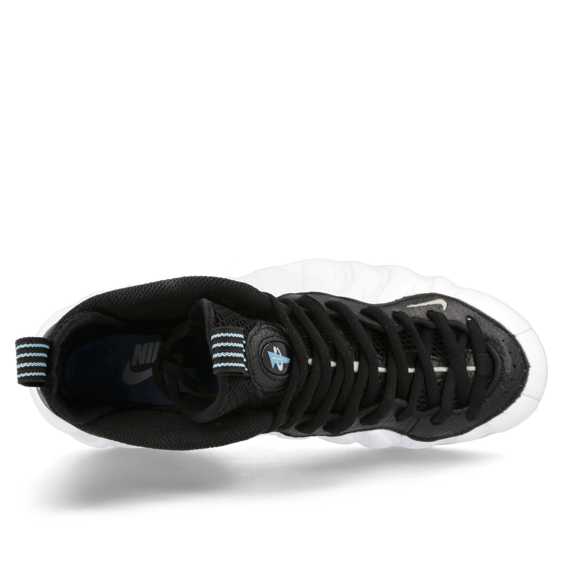 Nike Air Foamposite One White-Metallic Silver - Black High Top Sneakers Detailfoto | Overkill