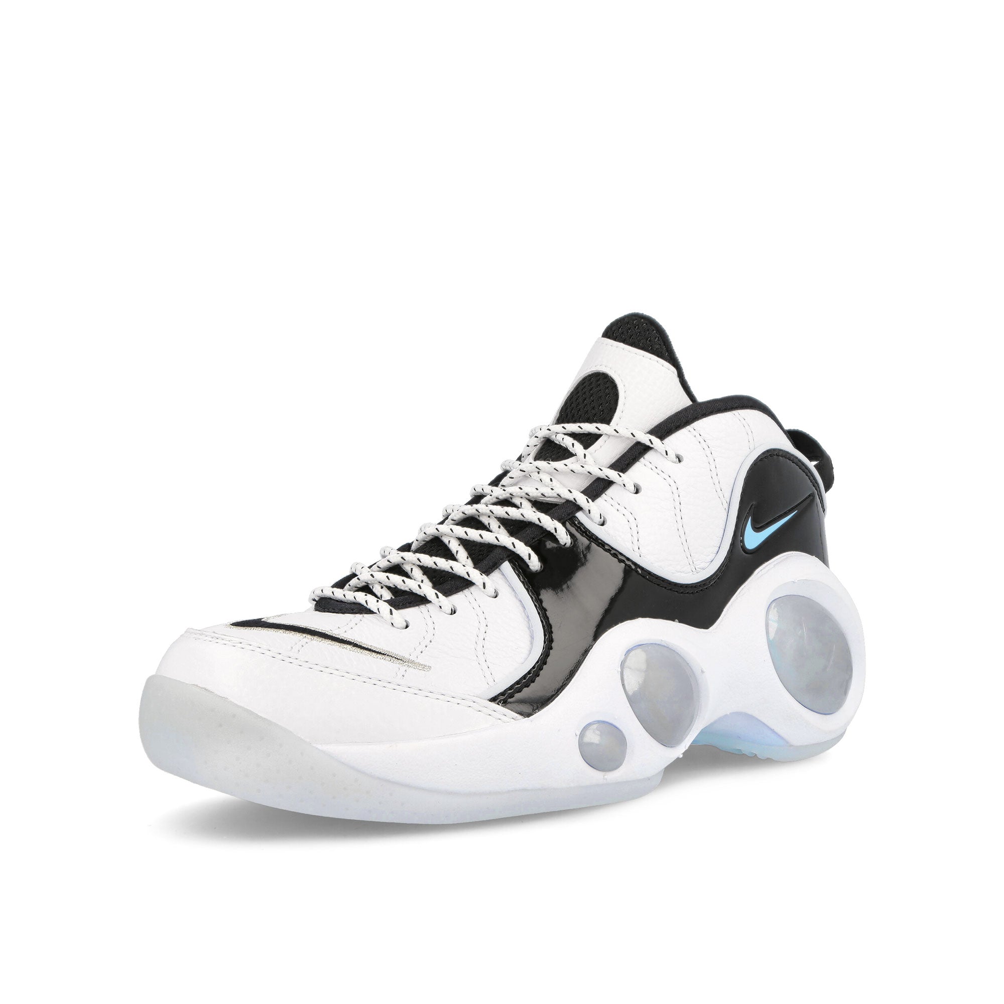 Nike Air Zoom Flight 95 White-Multicolor - Black Sneakers Close Up | Overkill