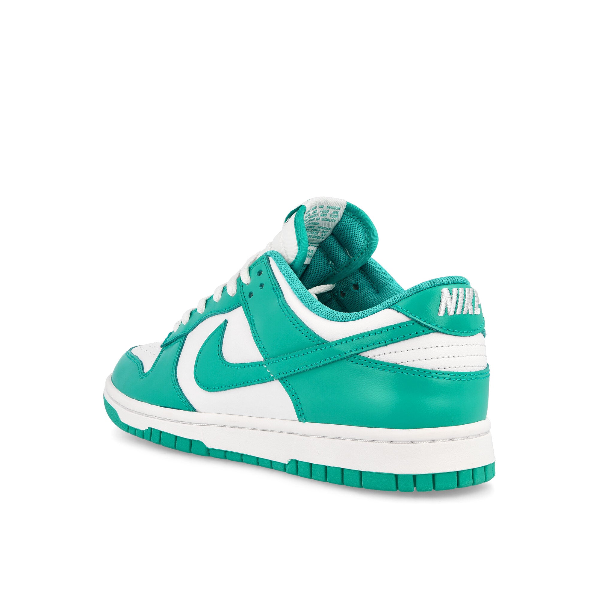 Nike Dunk Low Retro White / Clear Jade - White Low Top Sneakers Material | Overkill