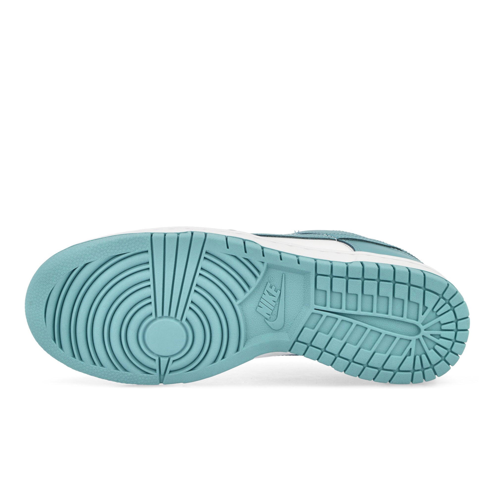Nike Dunk Low Retro White / Denim Turquoise Low Top Sneakers Detail View 1 | Overkill