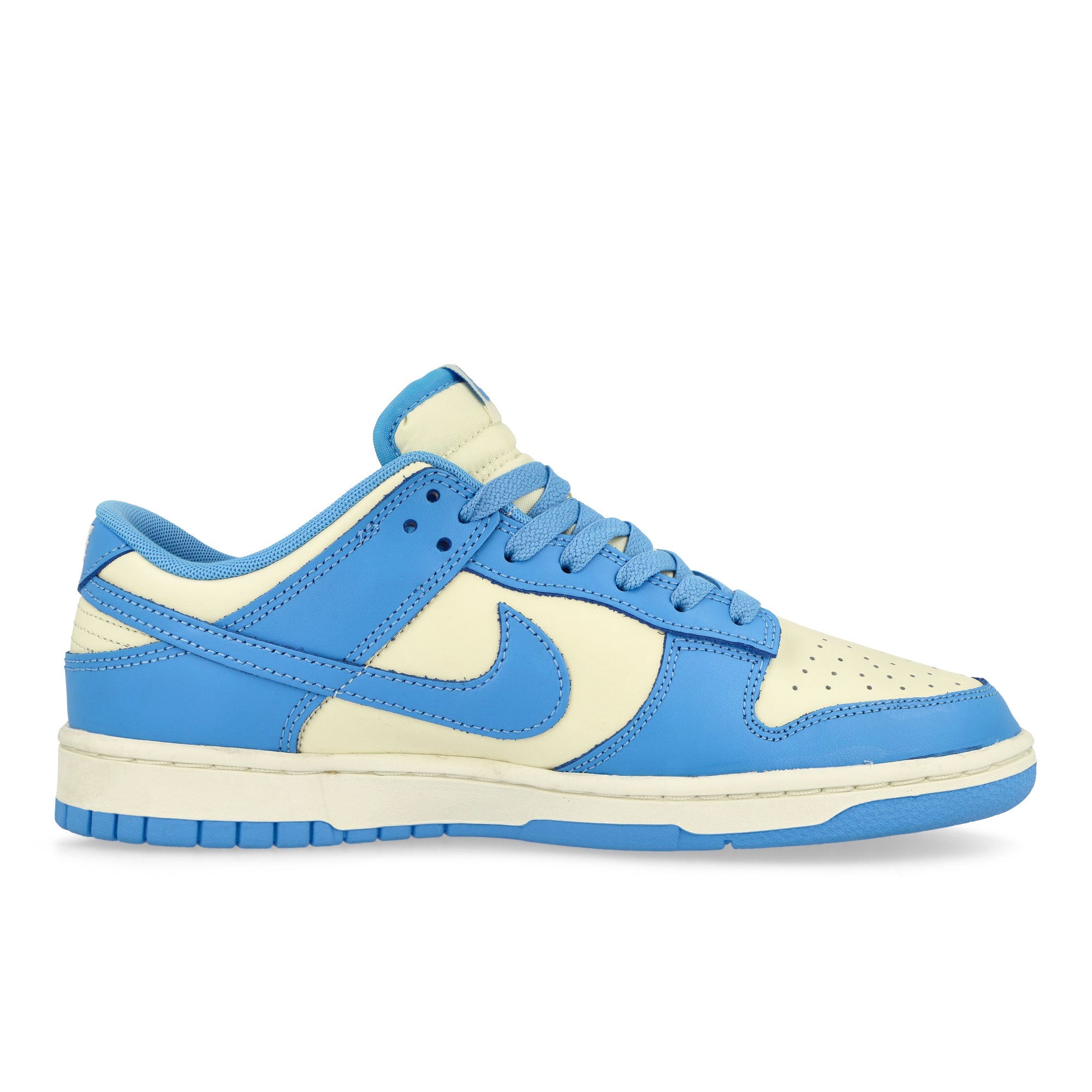 Nike Dunk Low Retro Coconut Milk / University Blue - Gym Red Low Top Sneakers Silhouette | Overkill