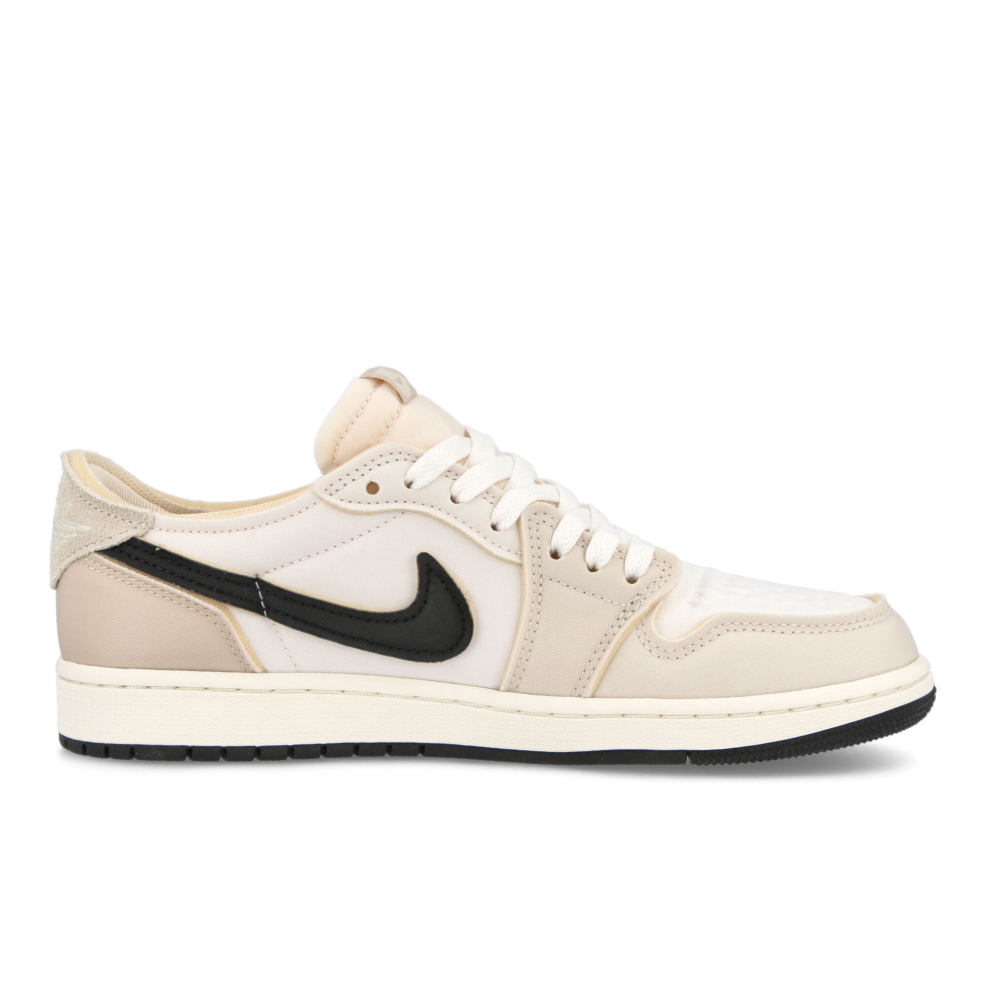 Jordan Air Jordan 1 Retro Low OG EX White / Coconut Milk / Light Orewood / Brown / Black Low Top Sneakers Silhouette | Overkill