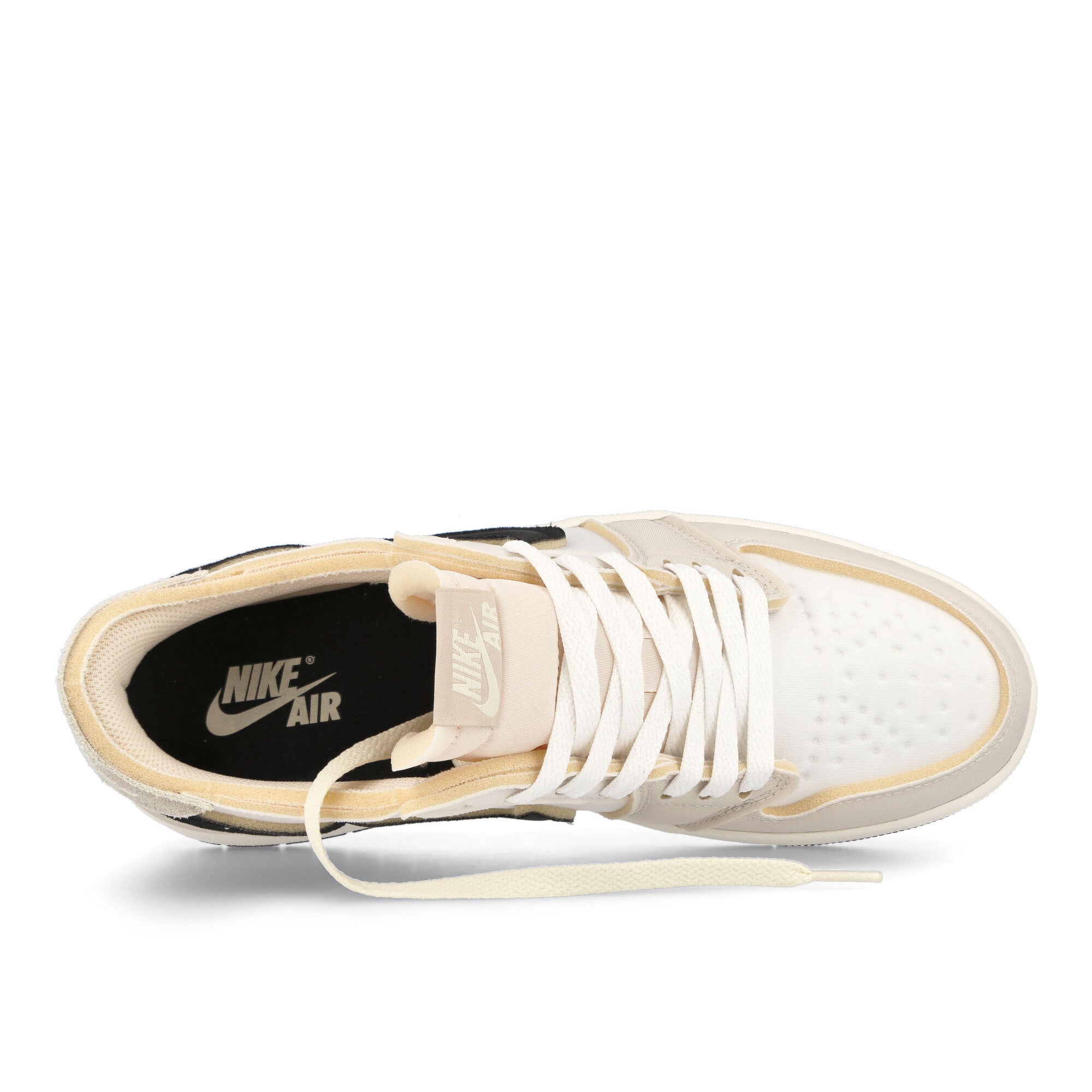 Jordan Air Jordan 1 Retro Low OG EX White / Coconut Milk / Light Orewood / Brown / Black Low Top Sneakers Detailfoto | Overkill
