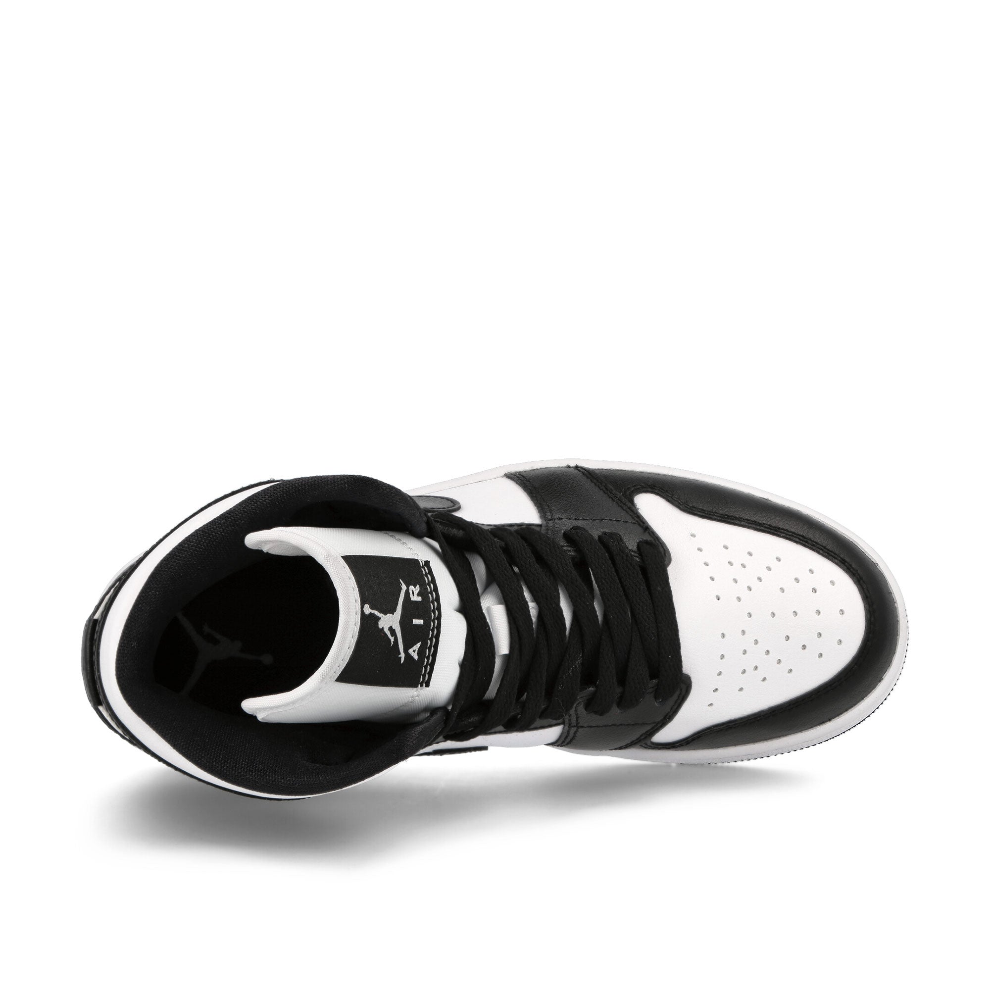 Jordan Wmns Air Jordan 1 Mid White / Black - White Mid Top Sneakers Detailfoto | Overkill