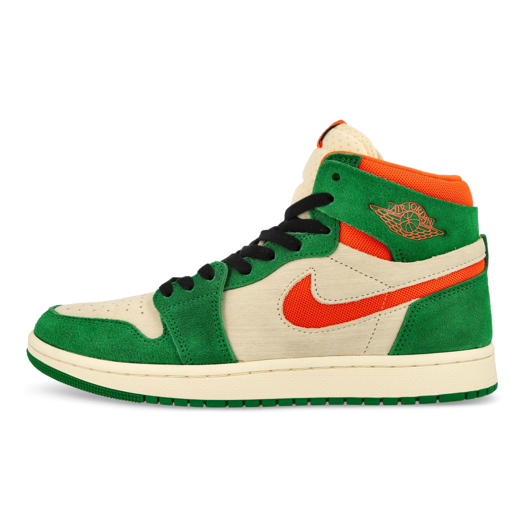 Jordan W Air Jordan 1 Zoom CMFT 2 Pine Green / Orange Blaze - Muslin Sneakers DV1305 308 | Overkill