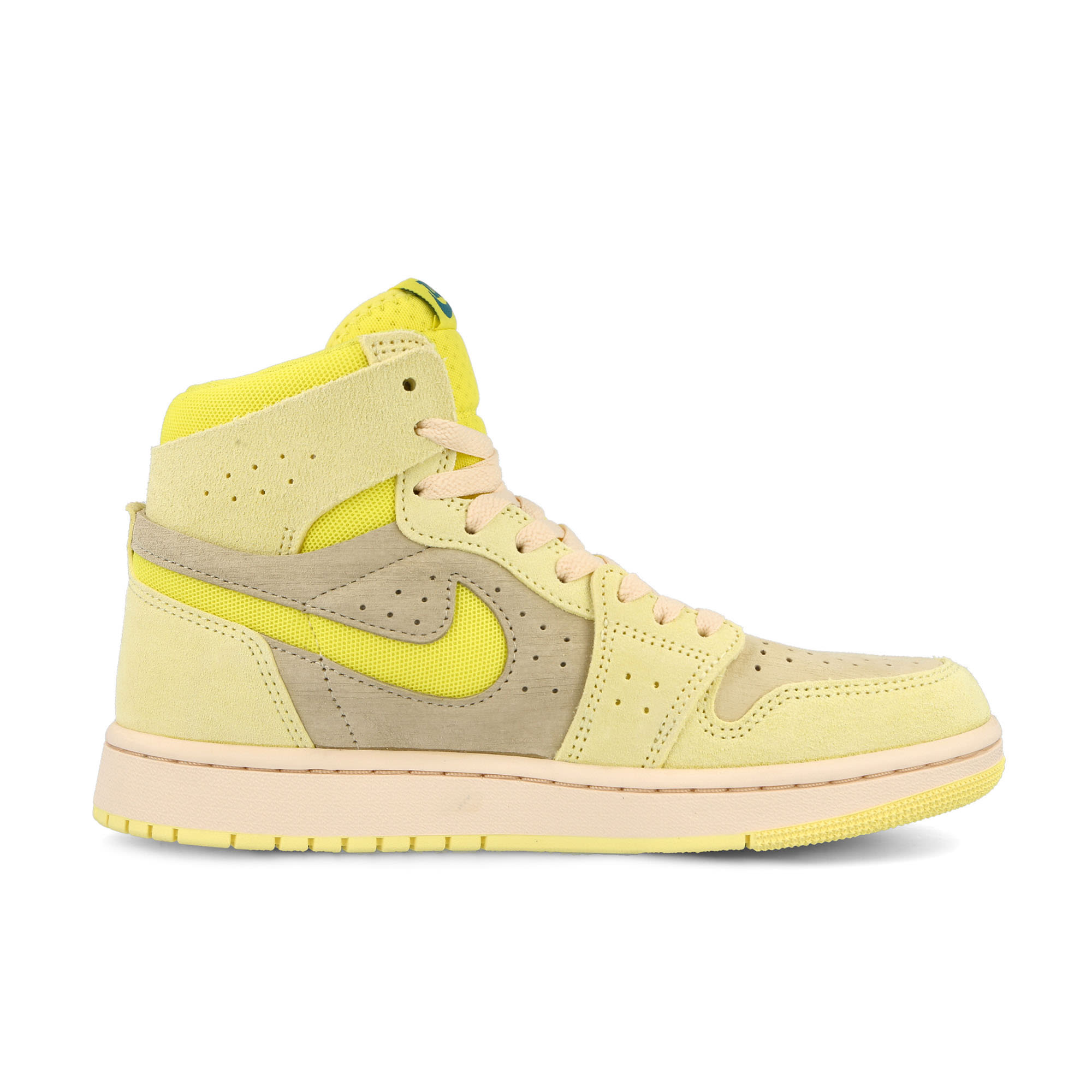Jordan Wmns Air Jordan 1 Zoom CMFT 2 Citron Tint / Dynamic Yellow-Muslin Sneakers Silhouette | Overkill