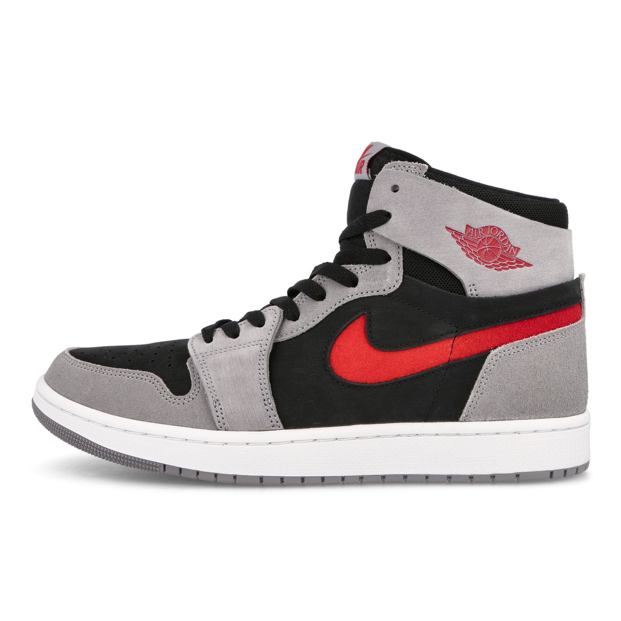 Jordan Air Jordan 1 Zoom Comfort Black-Fire Red - Cement Grey - White High Top Sneakers DV1307 060 | Overkill