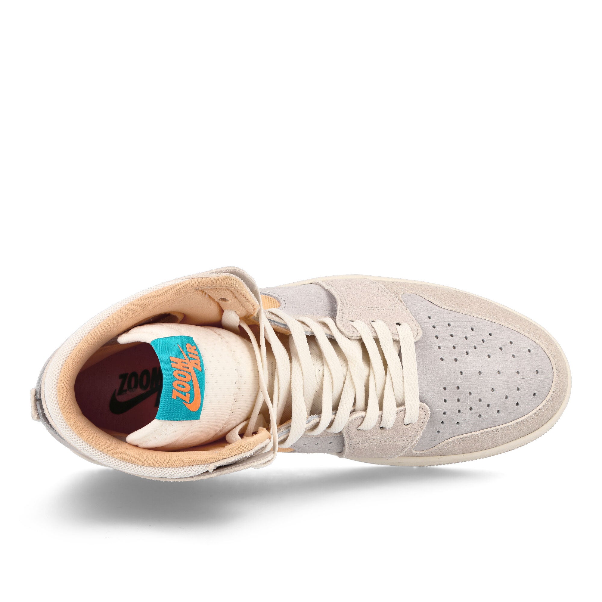 Jordan W Air Jordan 1 Zoom CMFT 2 Light Orewood Brown / Bright Citrus - Sail Sneakers Detailfoto | Overkill