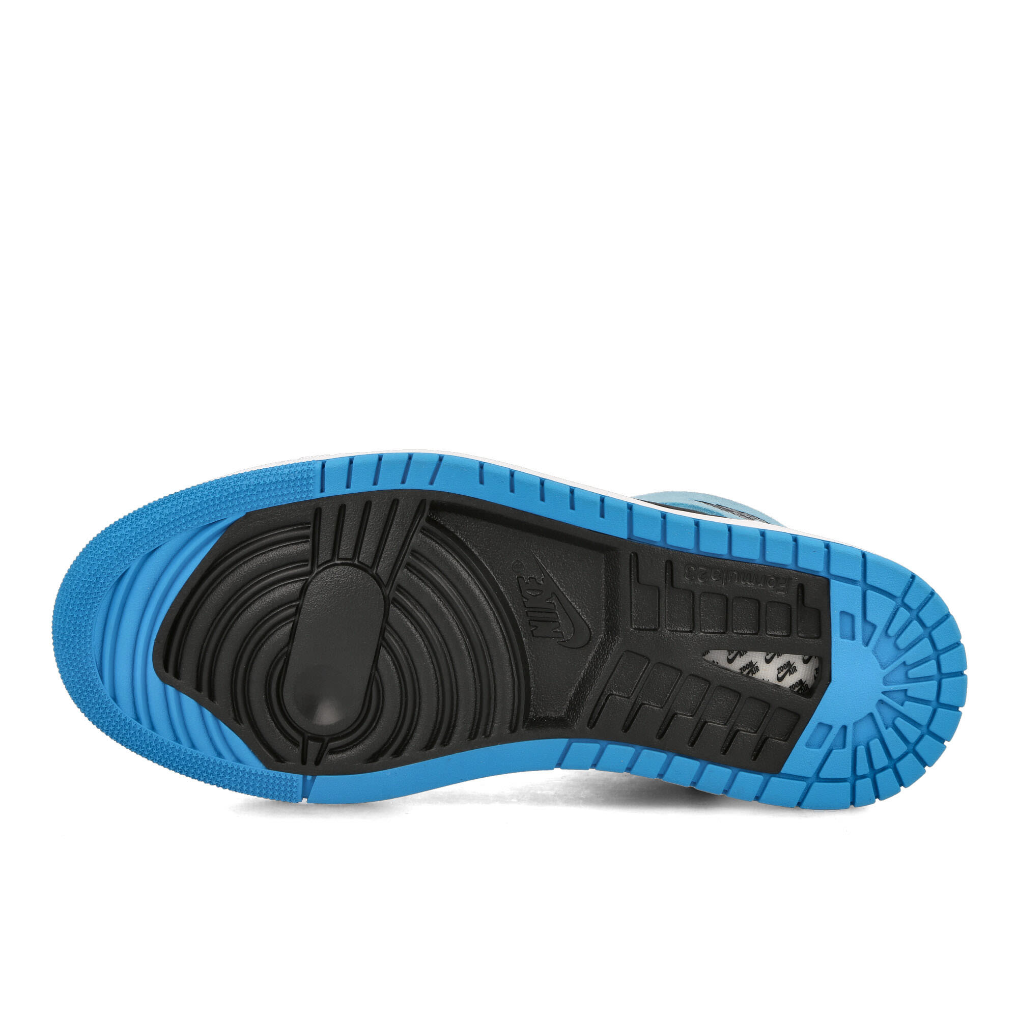 Jordan Air Jordan 1 Zoom CMFT 2 Bleached Aqua-Bright Citrus - Black - White High Top Sneakers Detail View 1 | Overkill