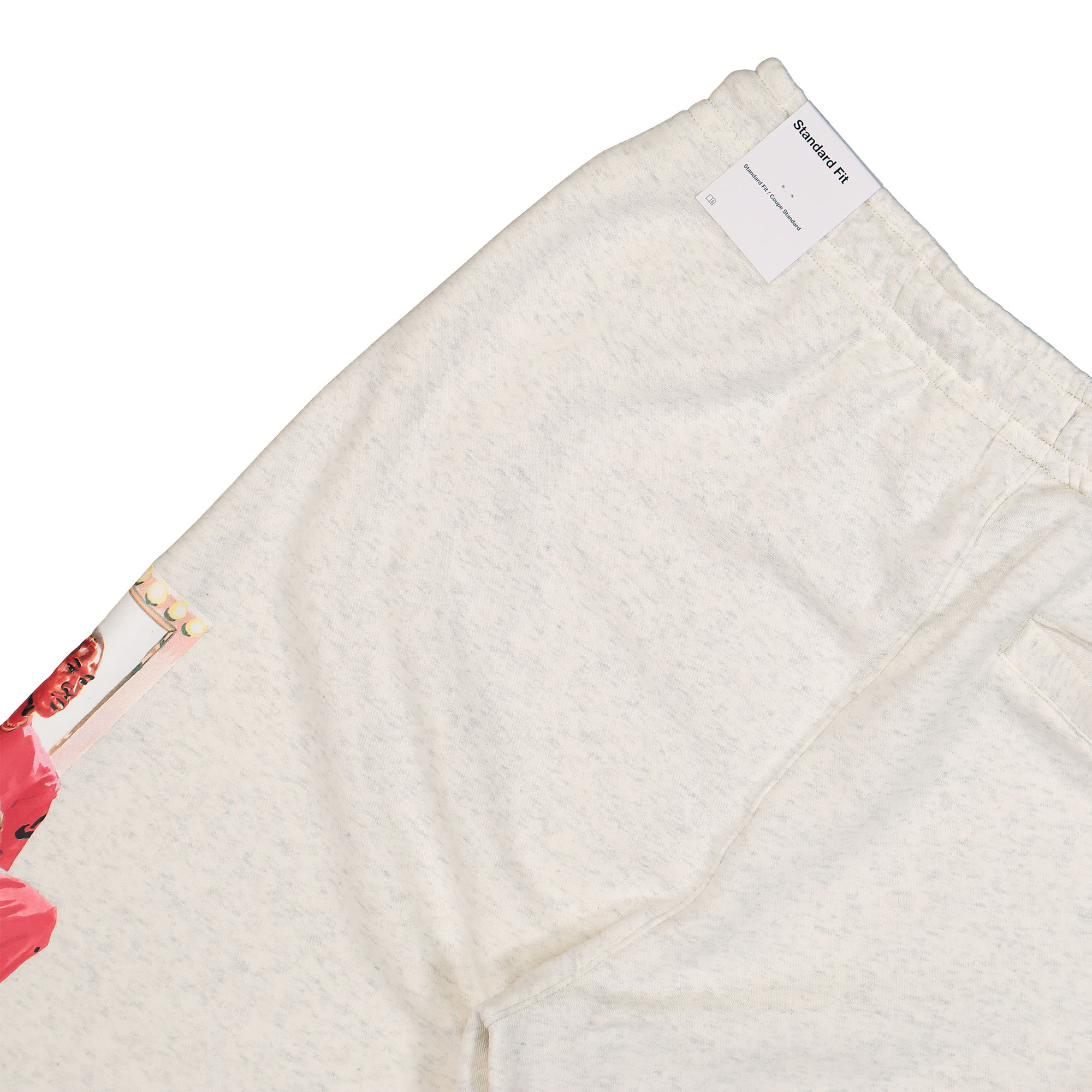 Jordan Air Jordan Fleece Pant Oatmeal Heather / Black / University Red Sweat & Track Pants Detail view 1 | Overkill