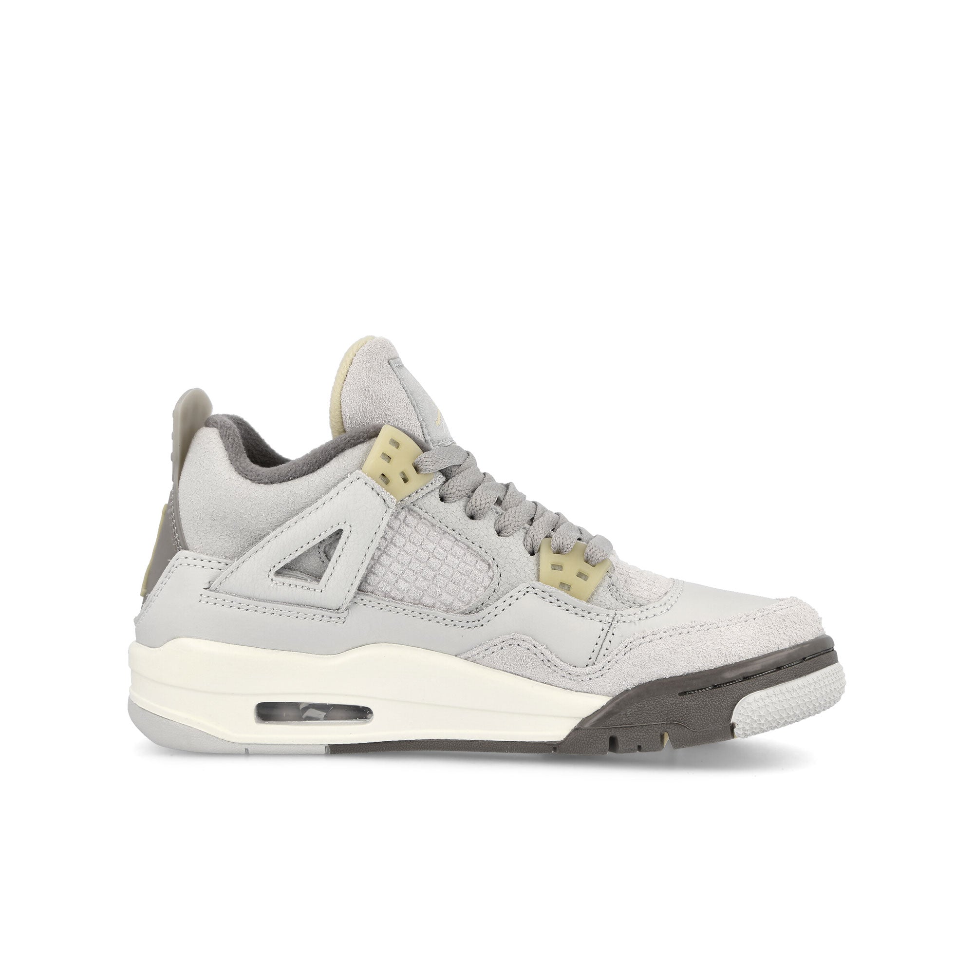 Jordan Air Jordan 4 Retro SE GS Photon Dust / Pale Vanilla - Off White Low Top Sneakers Silhouette | Overkill