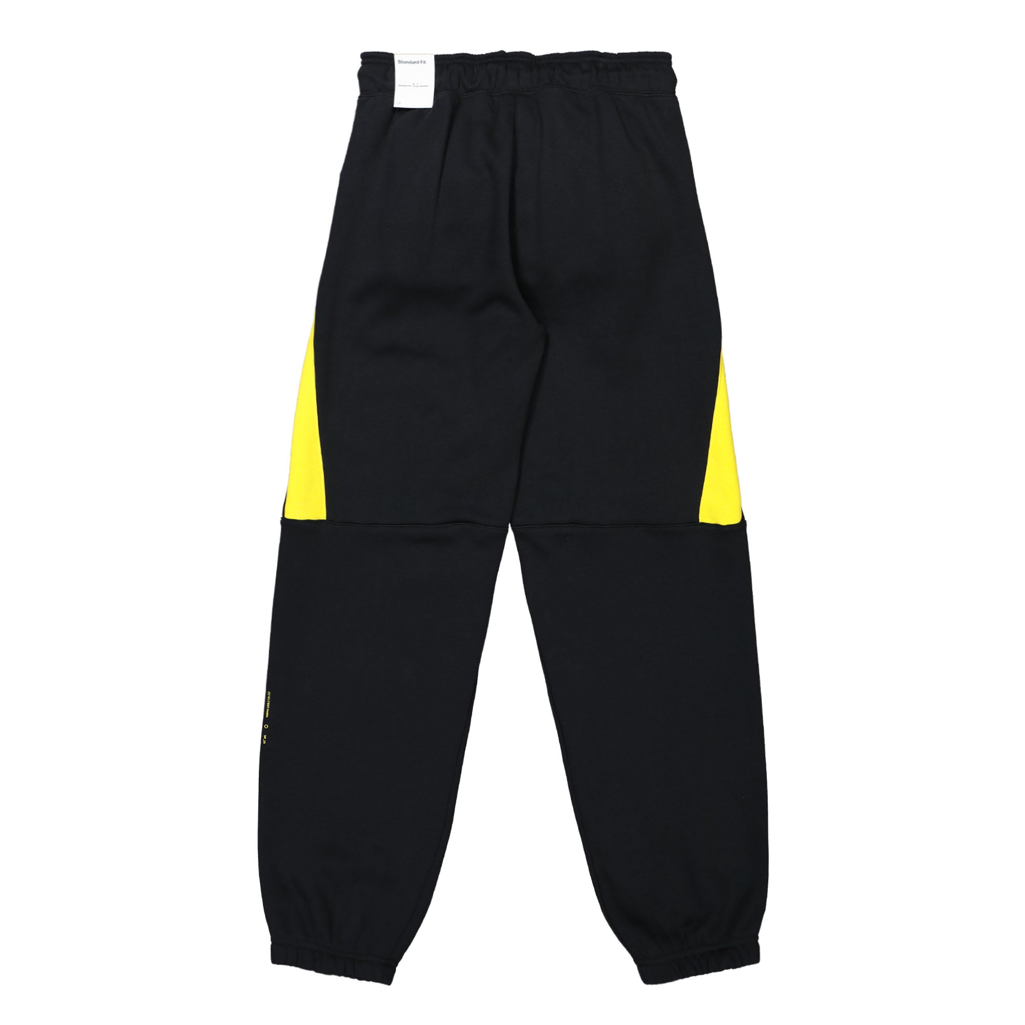 Jordan Paris Saint Germain x Air Jordan W Fleece Pants Black / Tour Yellow Casual Pants Material | Overkill