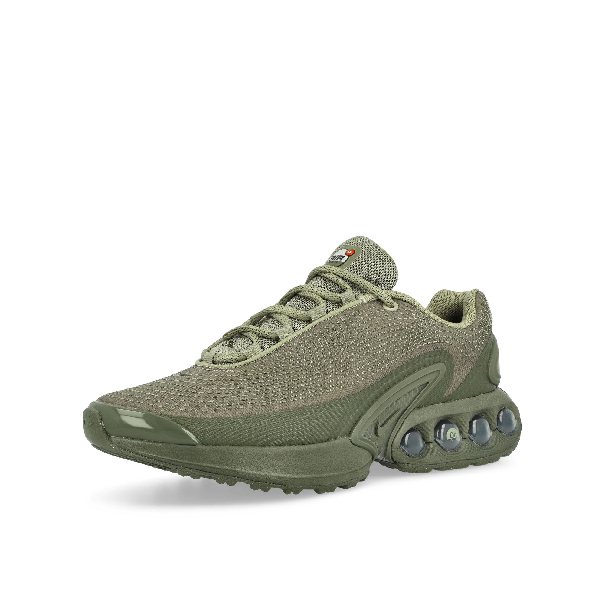 Nike Air Max DN Neutral Olive / Medium Olive - Dark Stucco Low Top Sneakers Close Up | Overkill