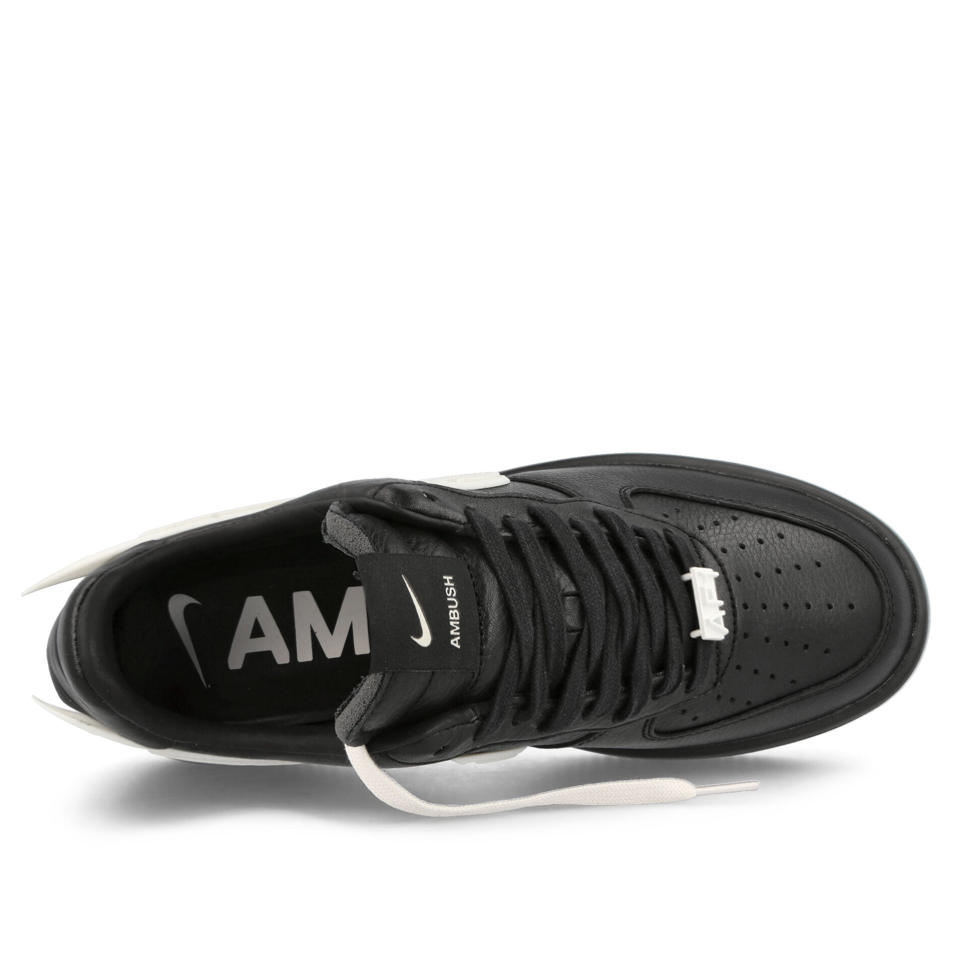 Nike Ambush x Nike Air Force 1 Low SP Black / Phantom - Black Low Top Sneakers Close Up | Overkill