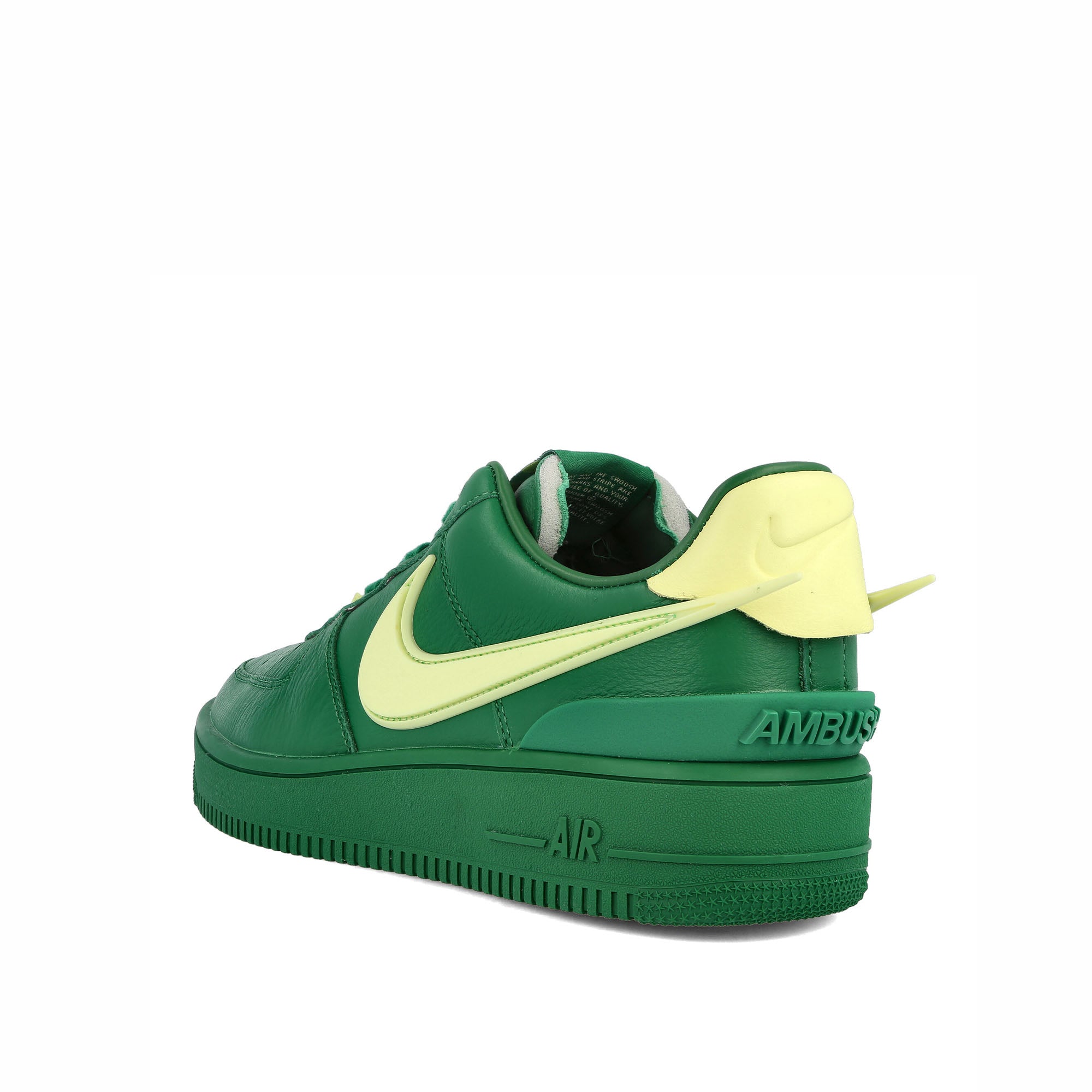 Nike Ambush x Nike Air Force 1 Low SP Pine Green-Citron Tint - Pine Green Low Top Sneakers Material | Overkill
