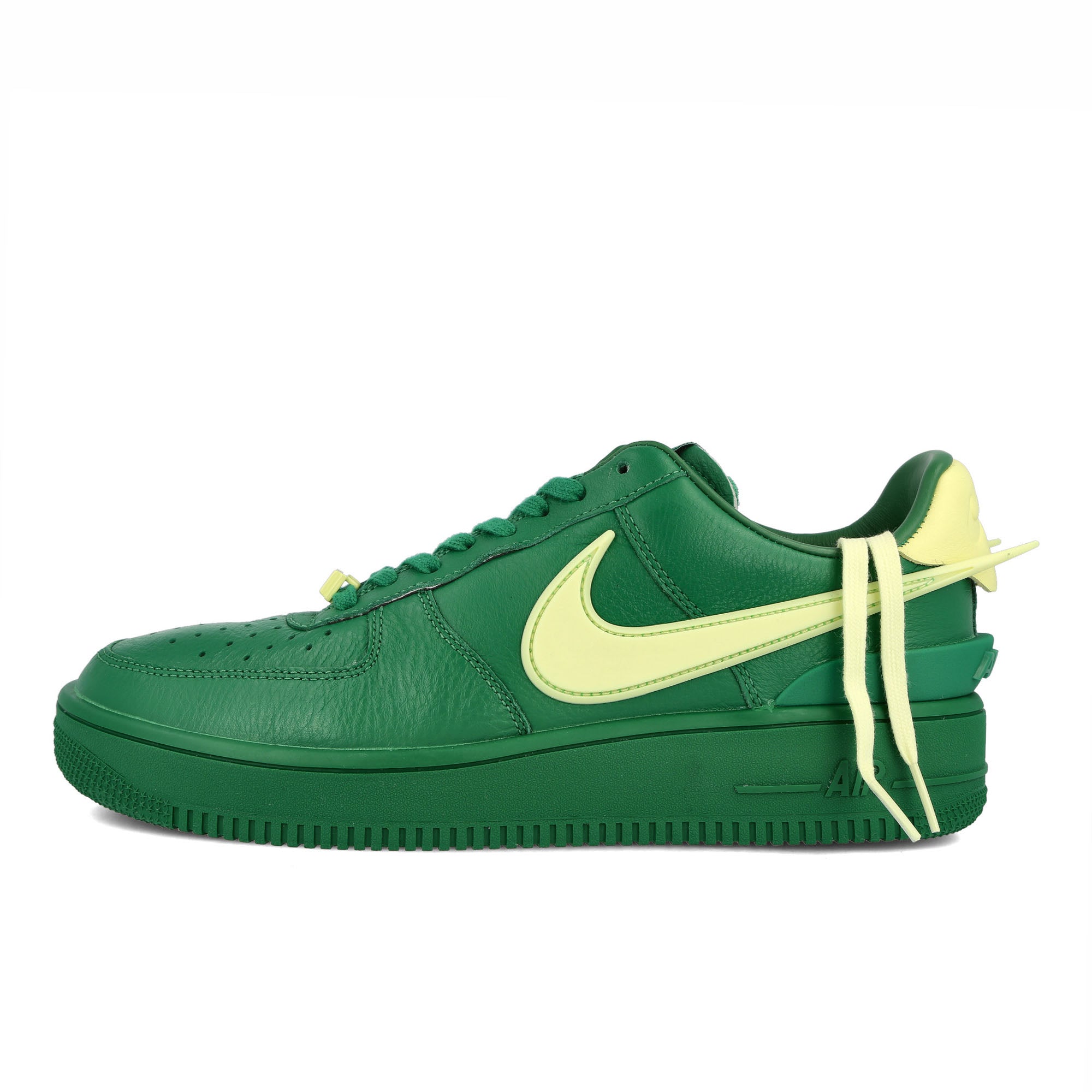 Nike Ambush x Nike Air Force 1 Low SP Pine Green-Citron Tint - Pine Green Low Top Sneakers Detail View 2 | Overkill