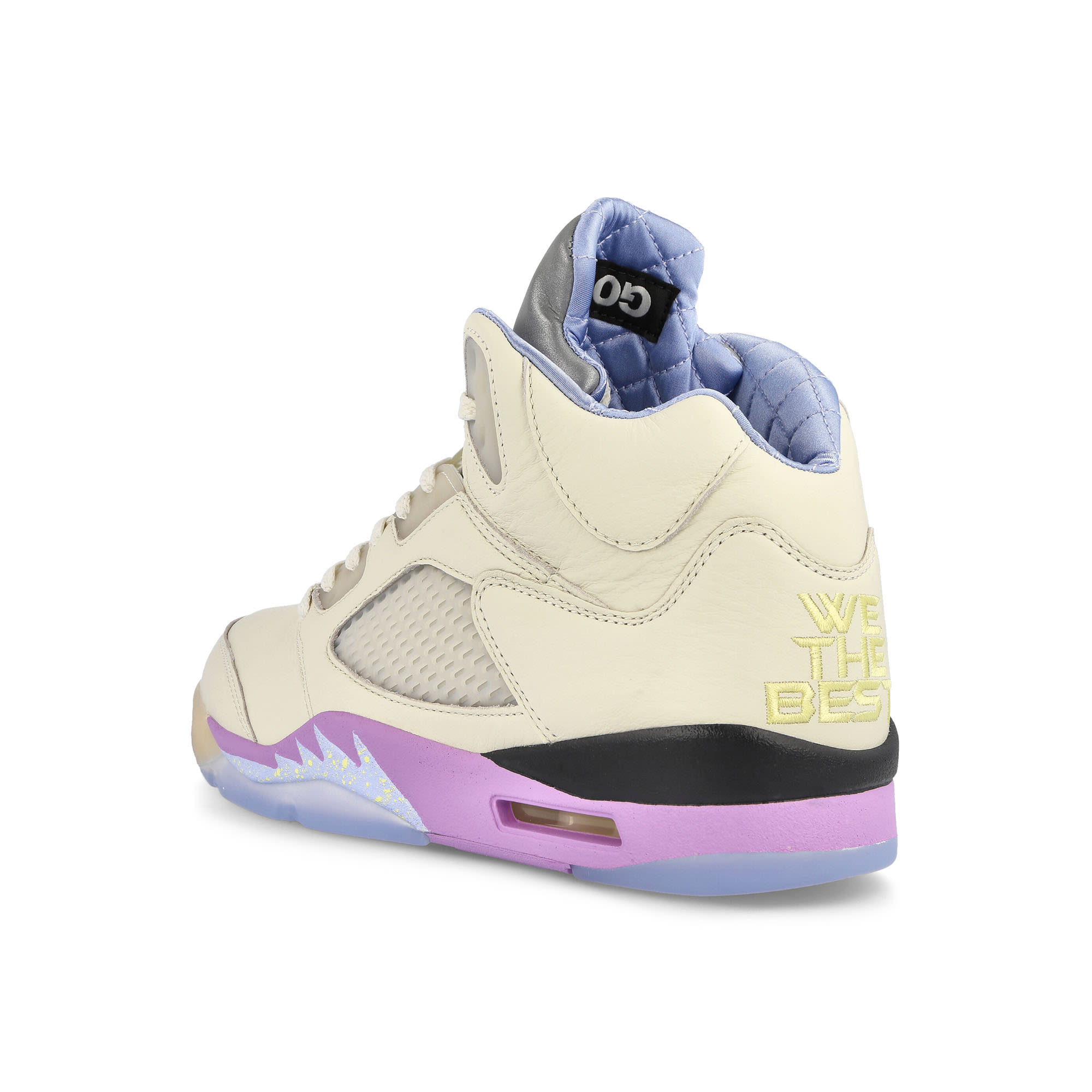 Jordan DJ Khaled x Air Jordan 5 Retro SP Sail-Washed Yellow - Violet Star Sneakers Material | Overkill