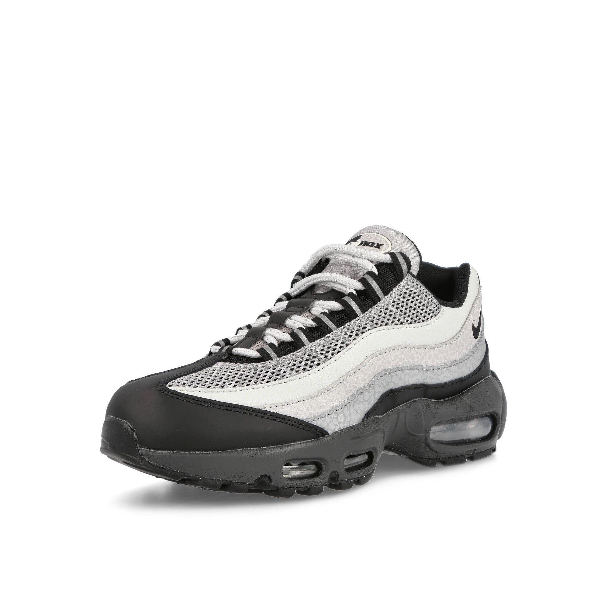 Nike W Air Max 95 LX Light Smoke Grey-Black Sneakers Close Up | Overkill